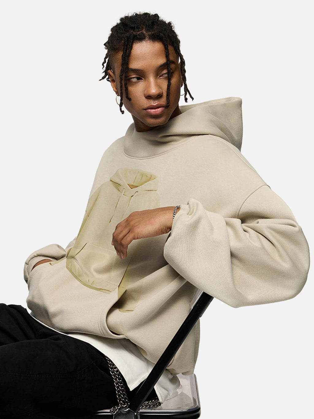 Disguisen Hoodie Pattern Printed Hoodie