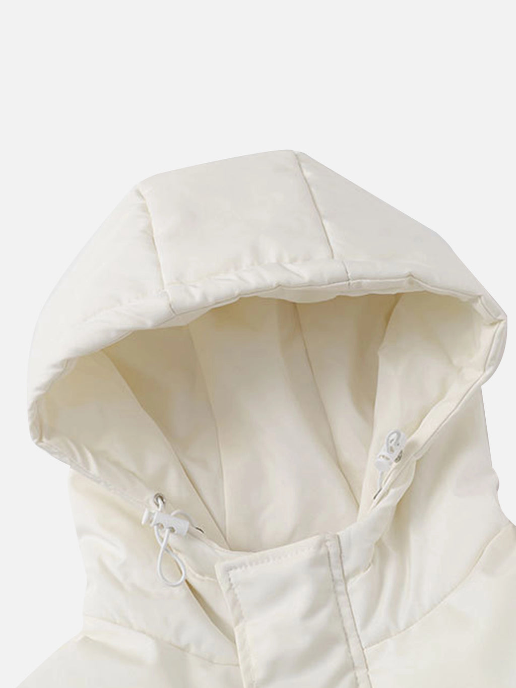 Solid Color Loose Hooded Coat