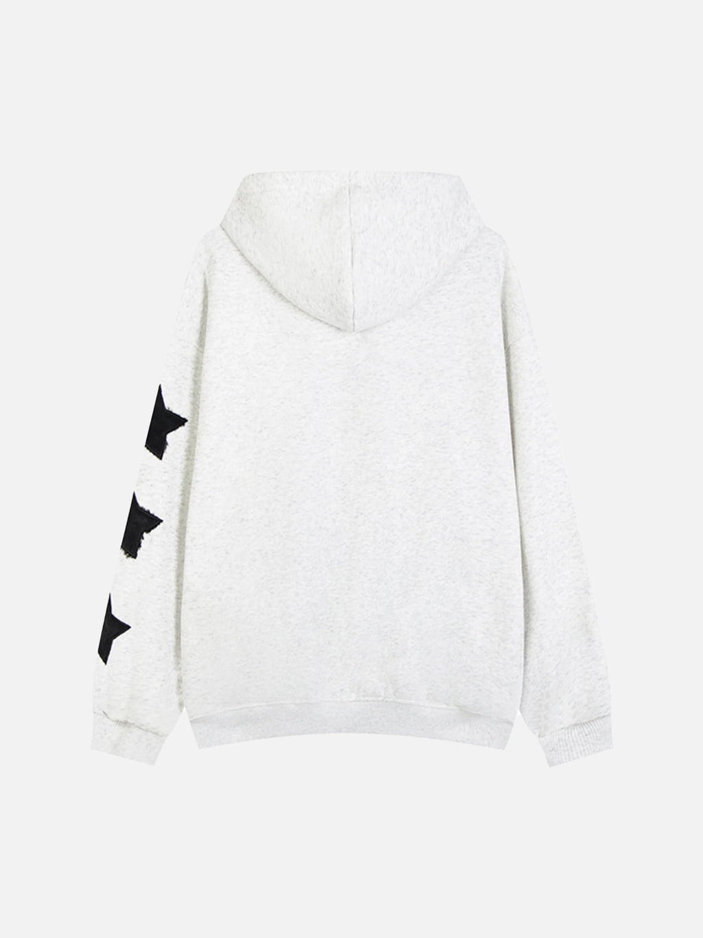 Letter Printed Fleece Hoodie