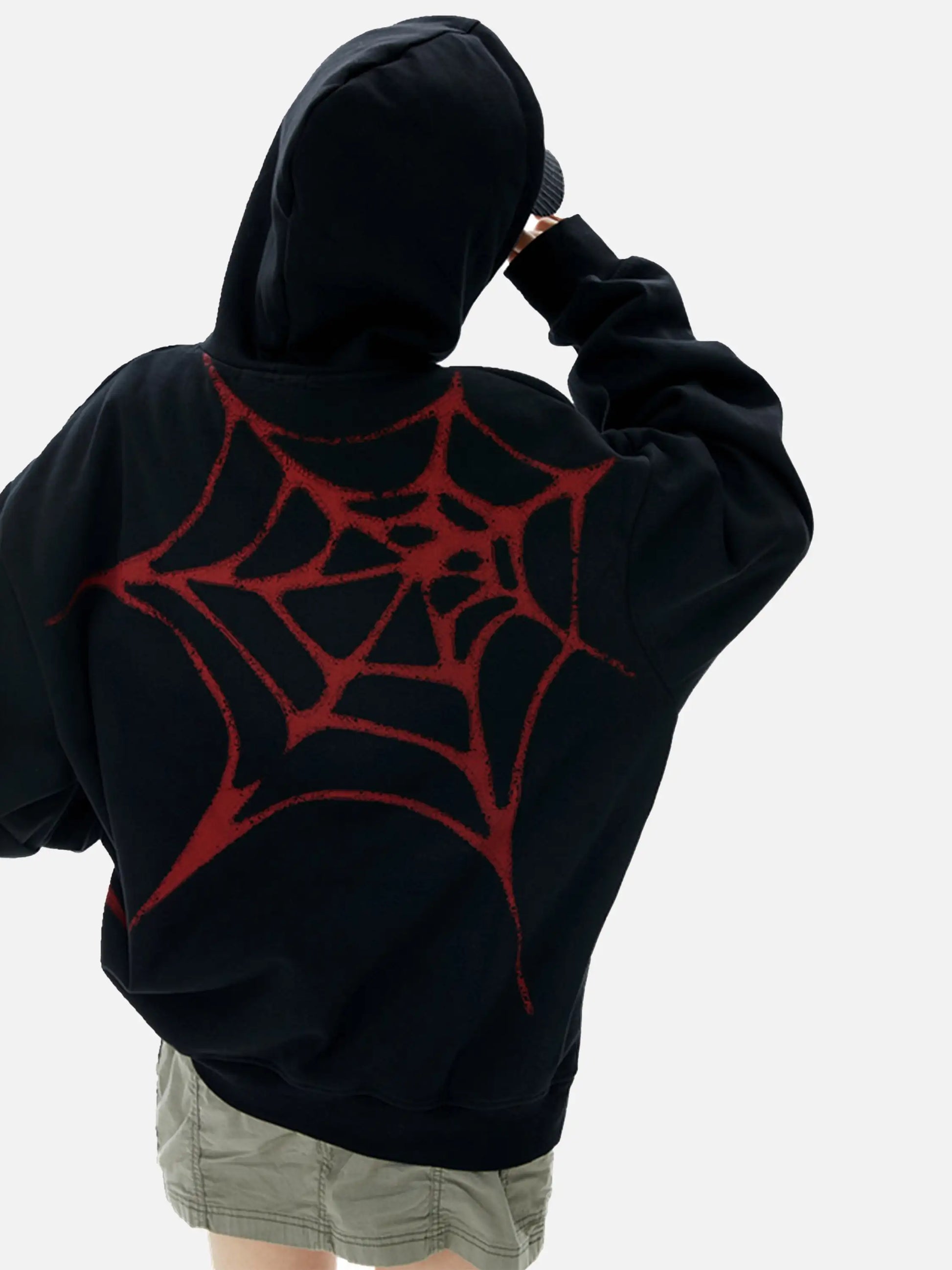 Disguisen Flocked Spider Hoodie