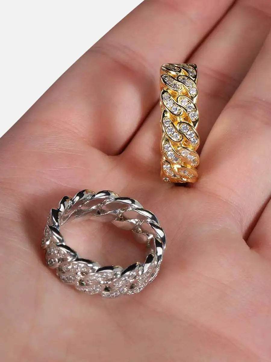 Disguisen Hip Hop Zirconia Ring