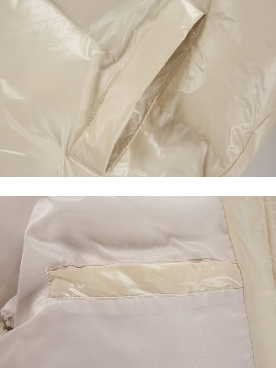 Vintage Detachable Sleeve Stand-up Collar Coat