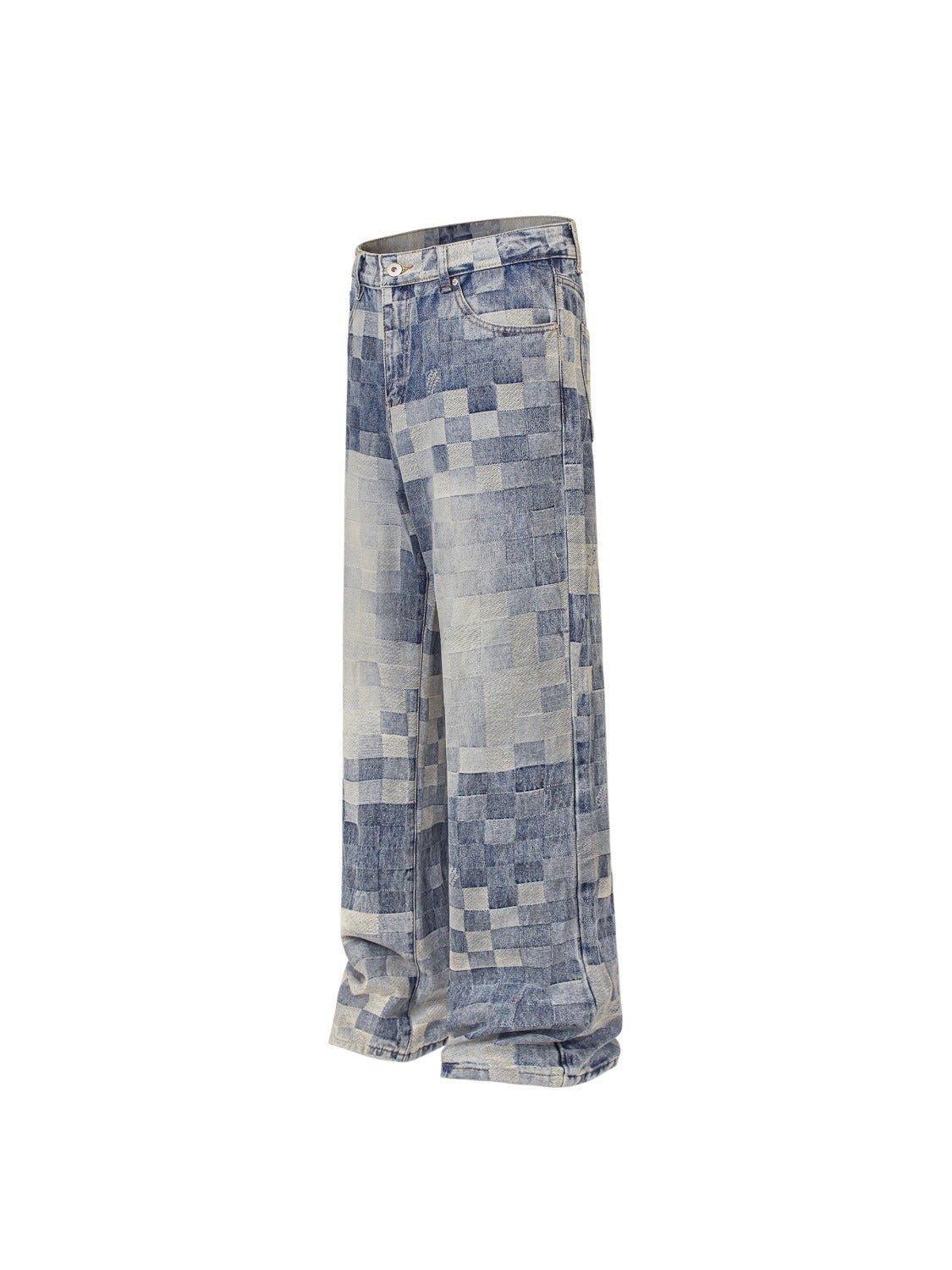 Mosaic Straight-leg Jeans