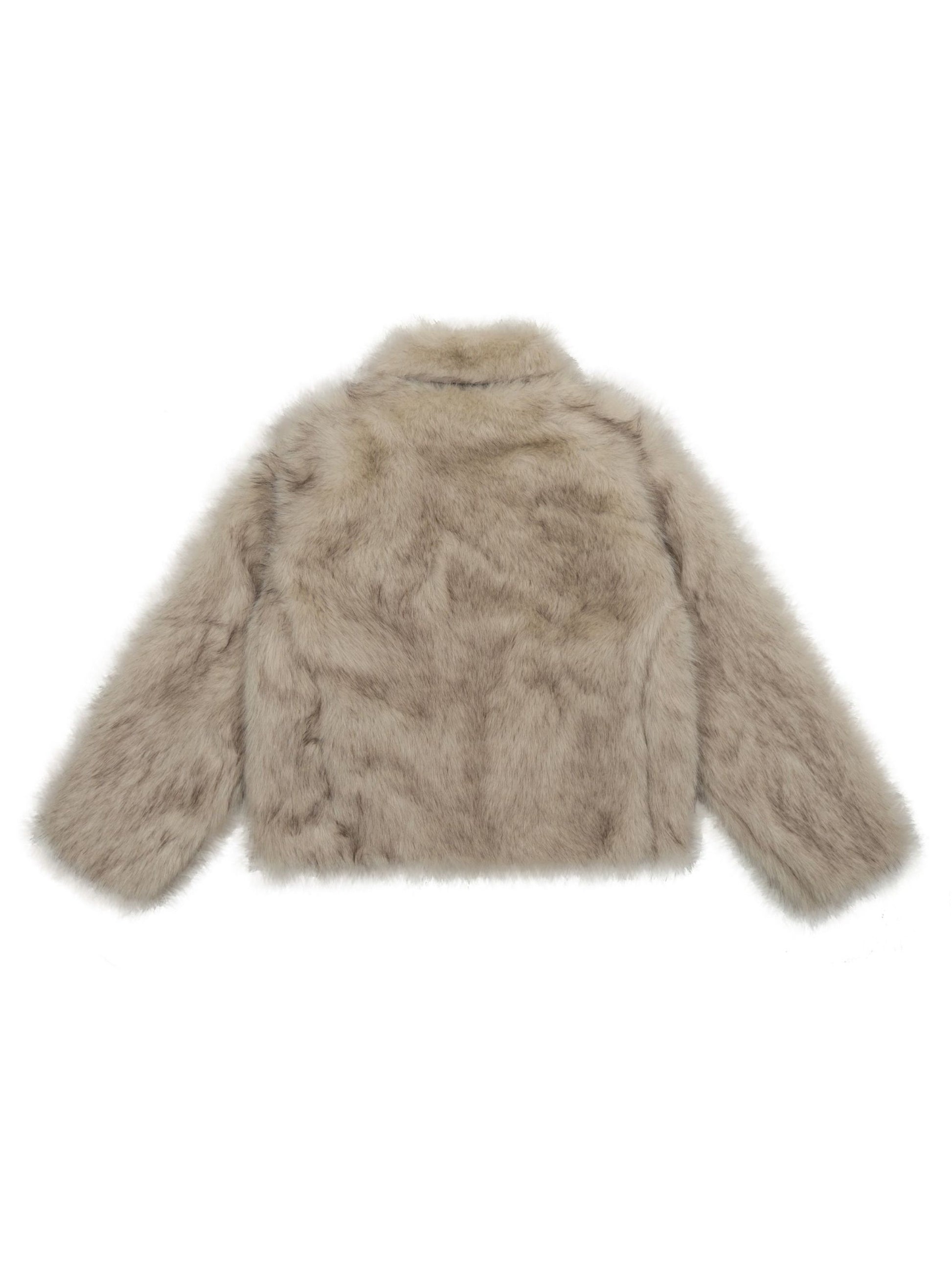 Vintage Faux Fur Cropped Jacket