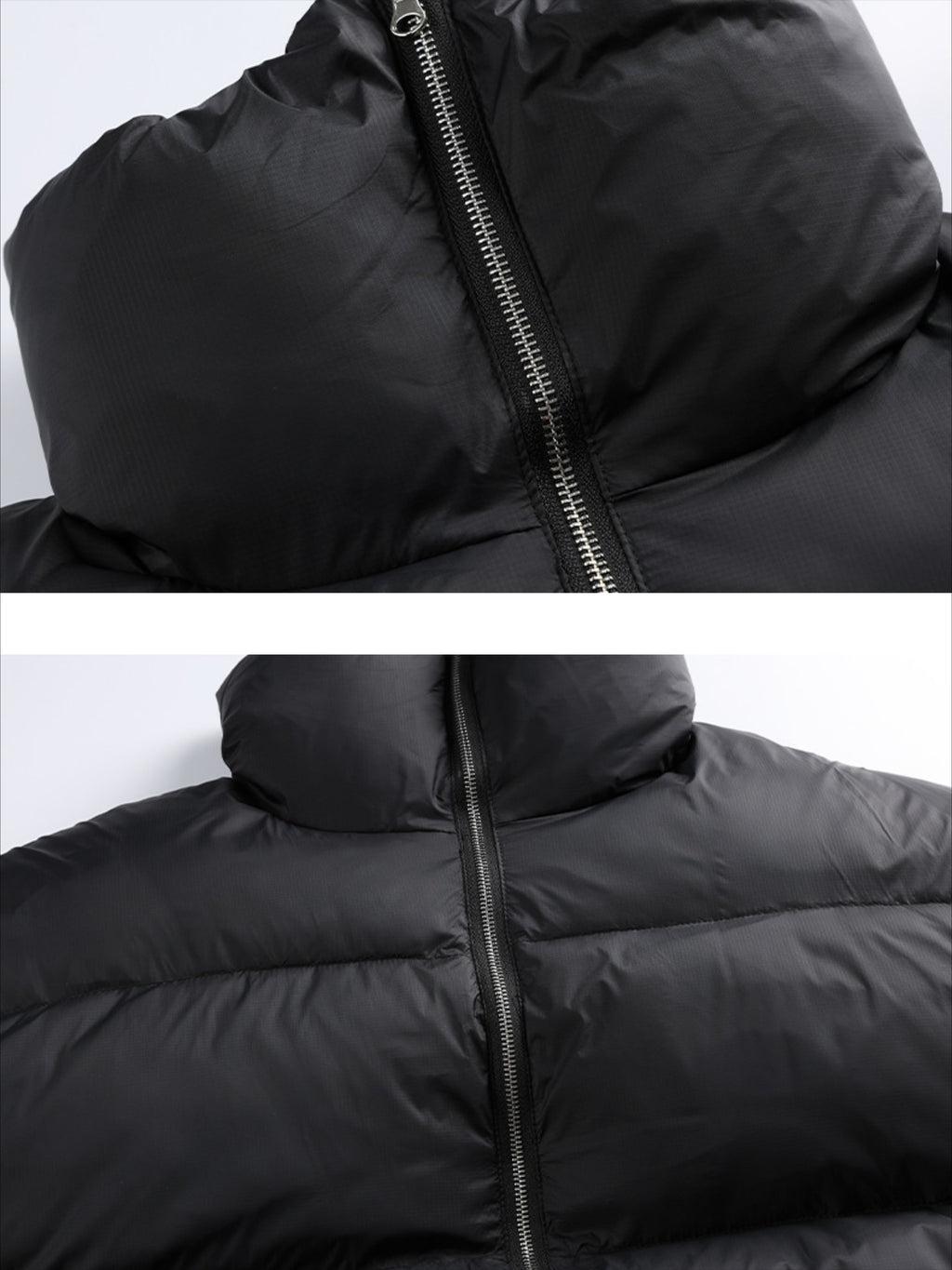 Solid Color Short Stand-up Collar Coat