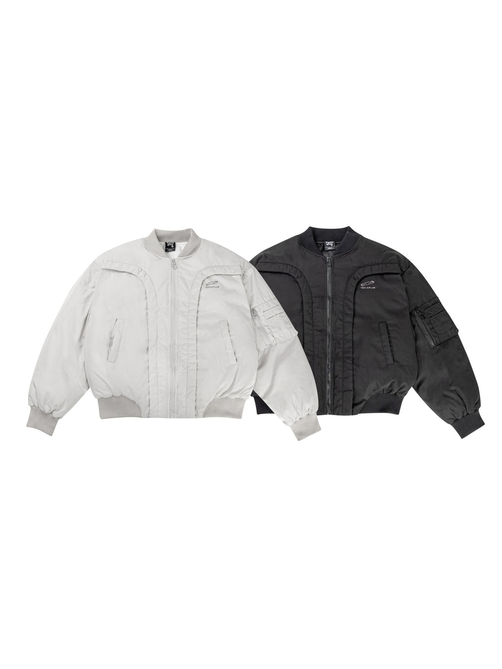 Deconstructed Padded Curved Short Flight Suit