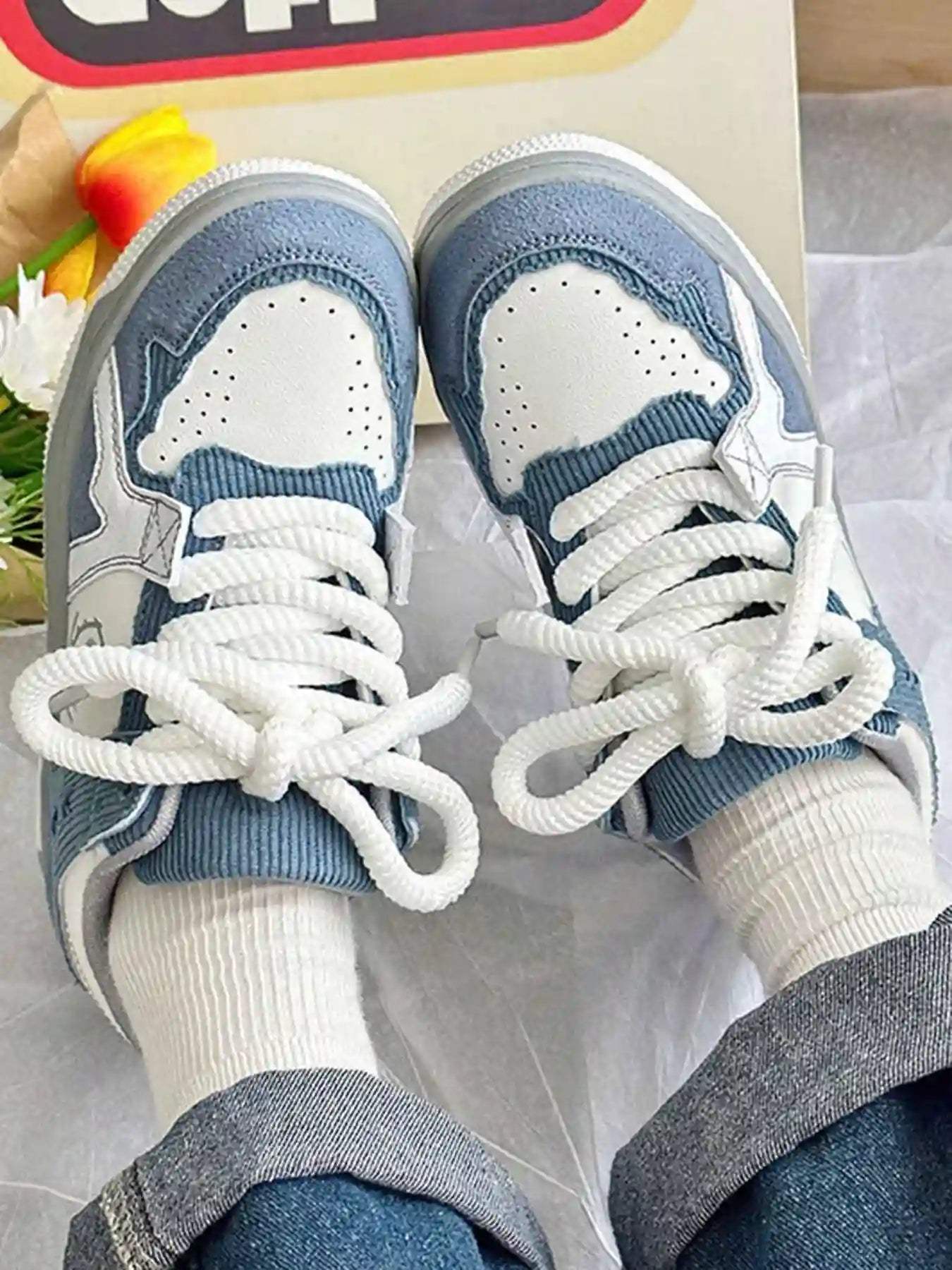Disguisen High Street Breathable Thick Bottom Board Shoes