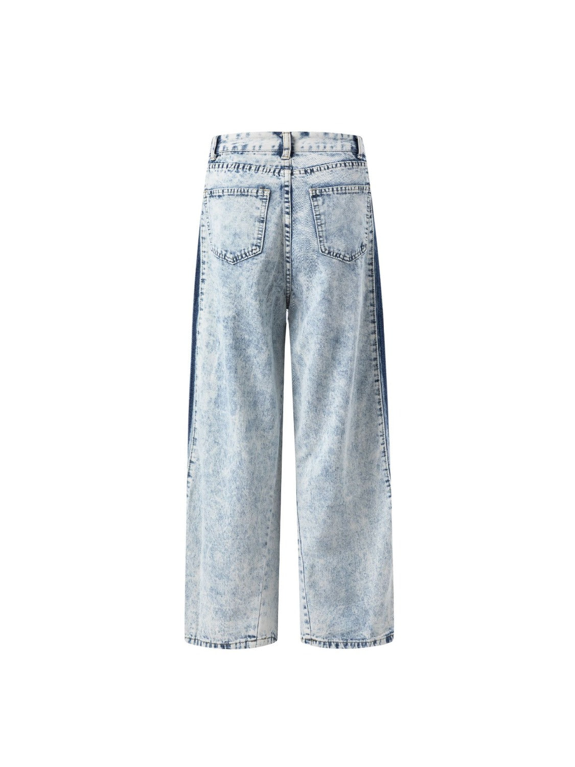 Vintage Washed Striped Jeans