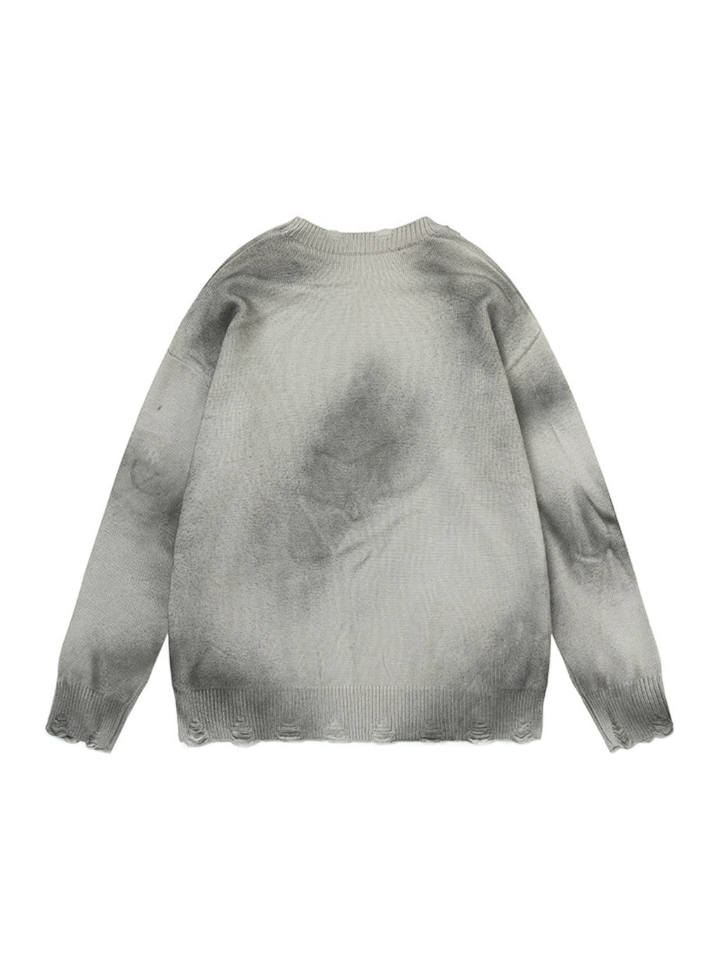 High Street Ripped Letter Print Sweater