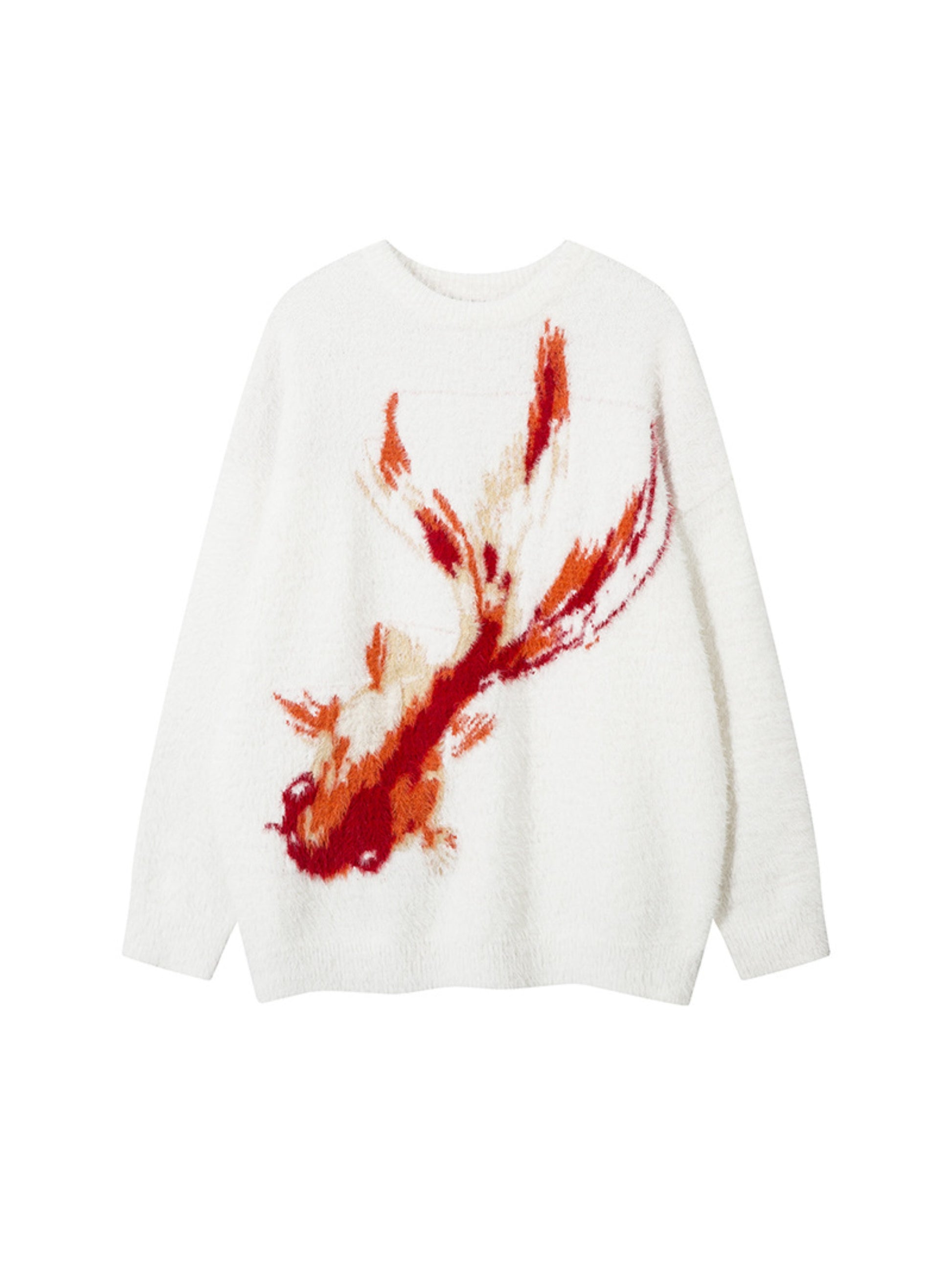 Koi Print Sweater