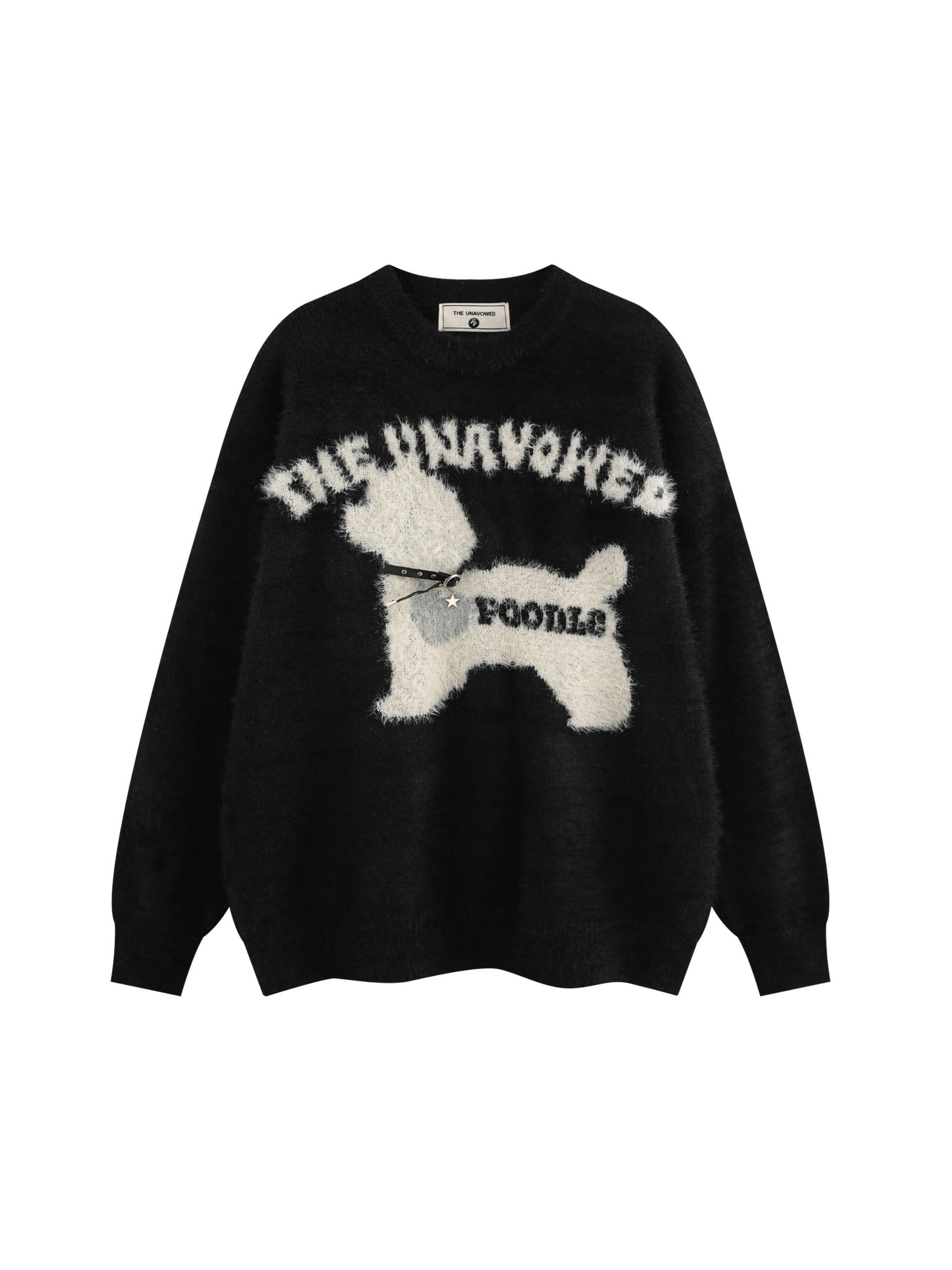 Vinatge Cartoon Dog Cleanfit Sweater