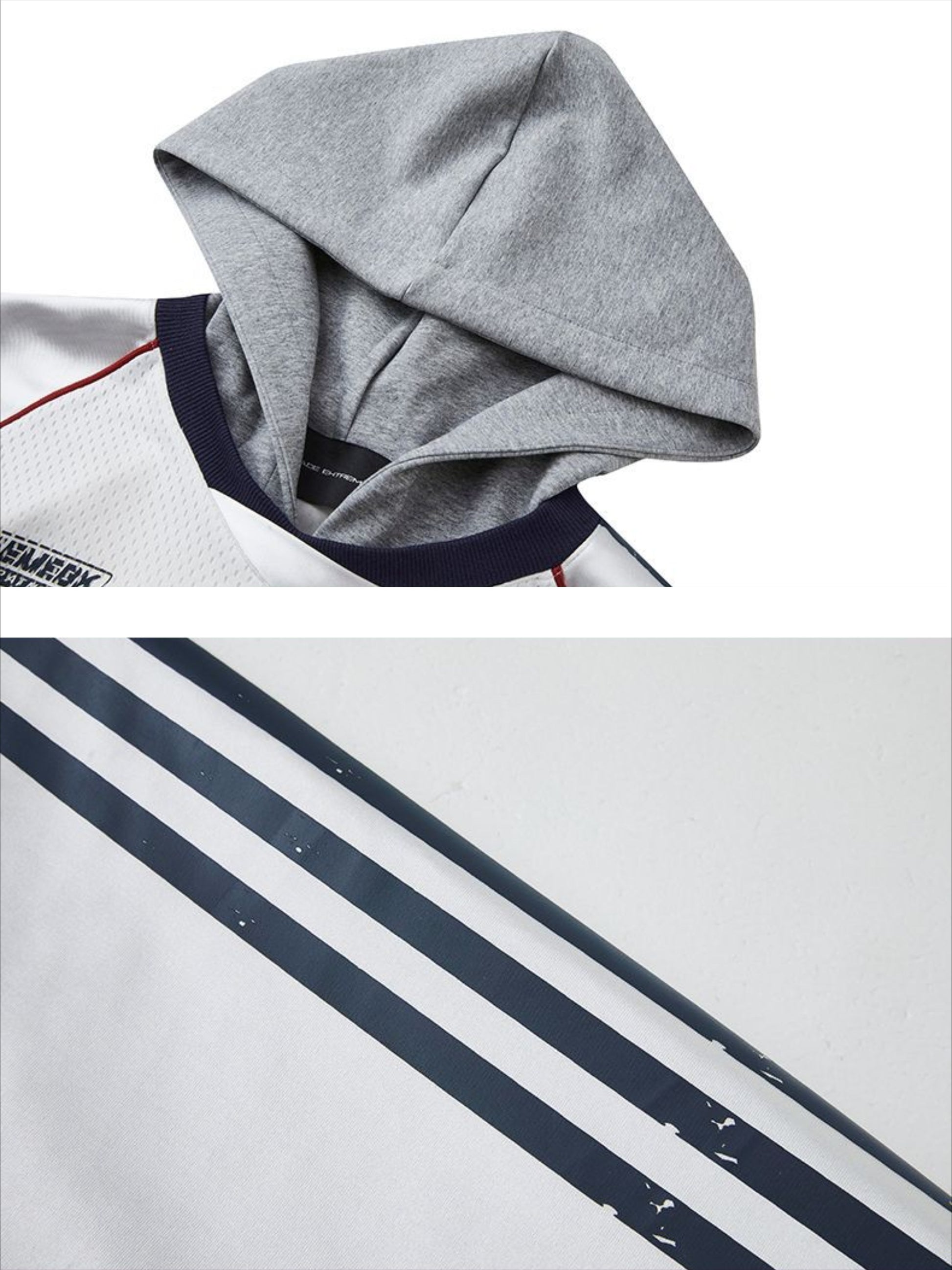 Vintage Fake Two-Piece Set Leisure Hoodie