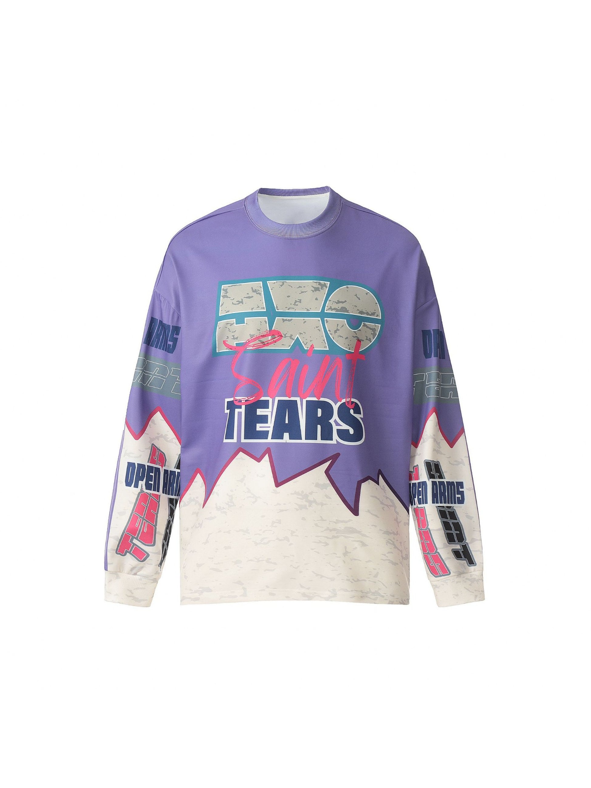 Contrast Color Long Sleeve T-shirt
