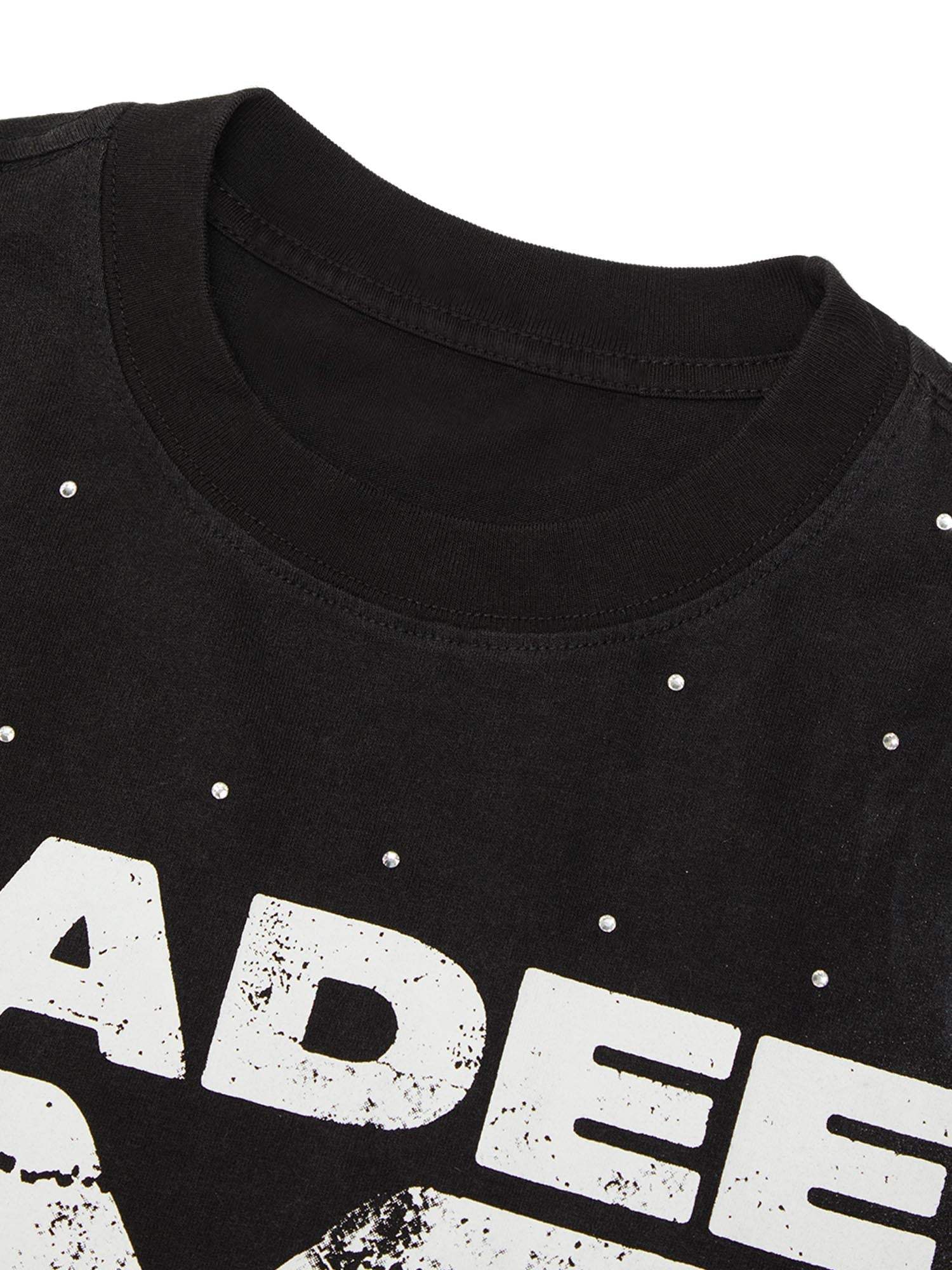 Disguisen Diamond Drill Retro Street Rap T-Shirt