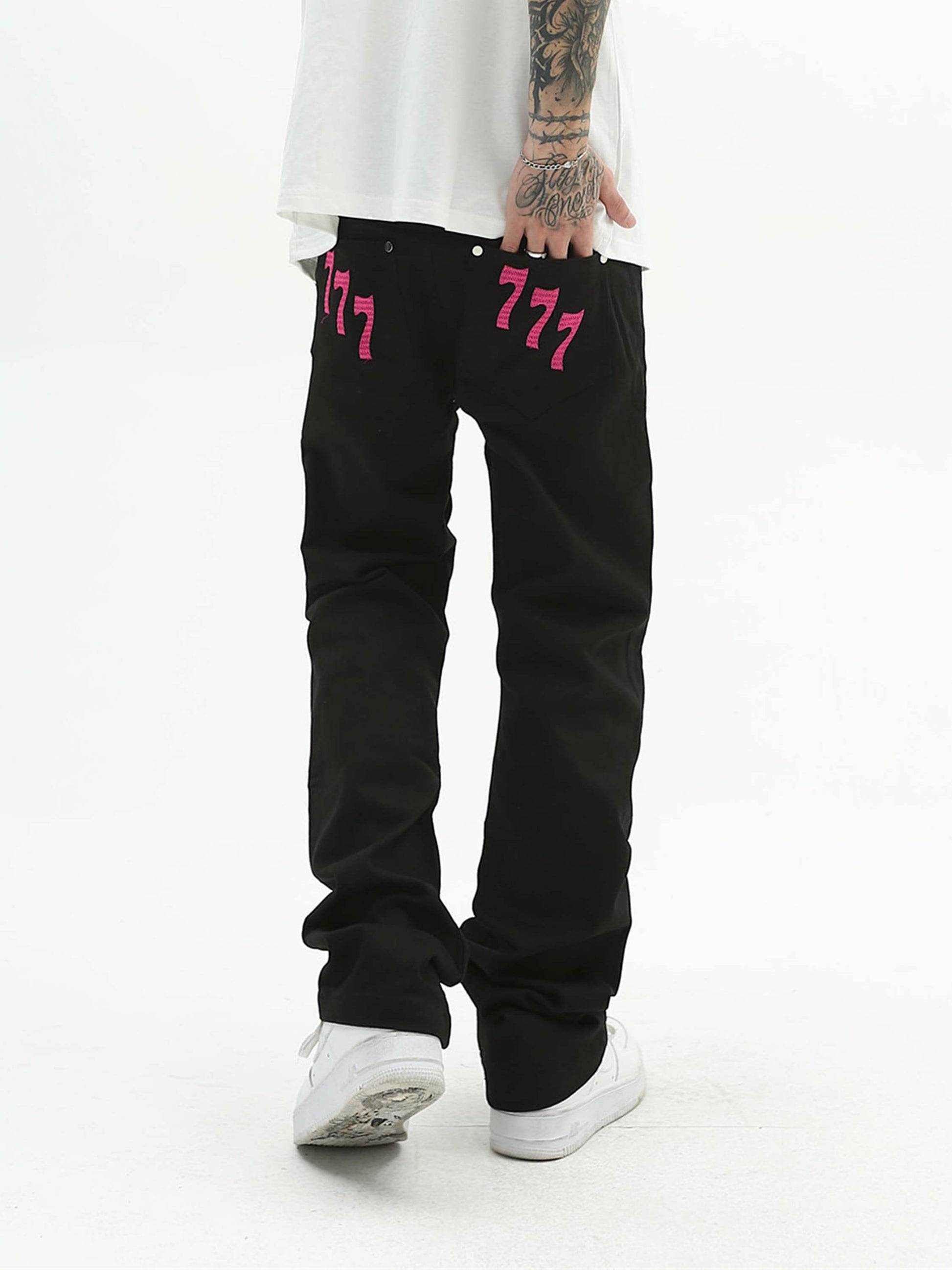 Disguisen American High Street Digital Embroidered Jeans
