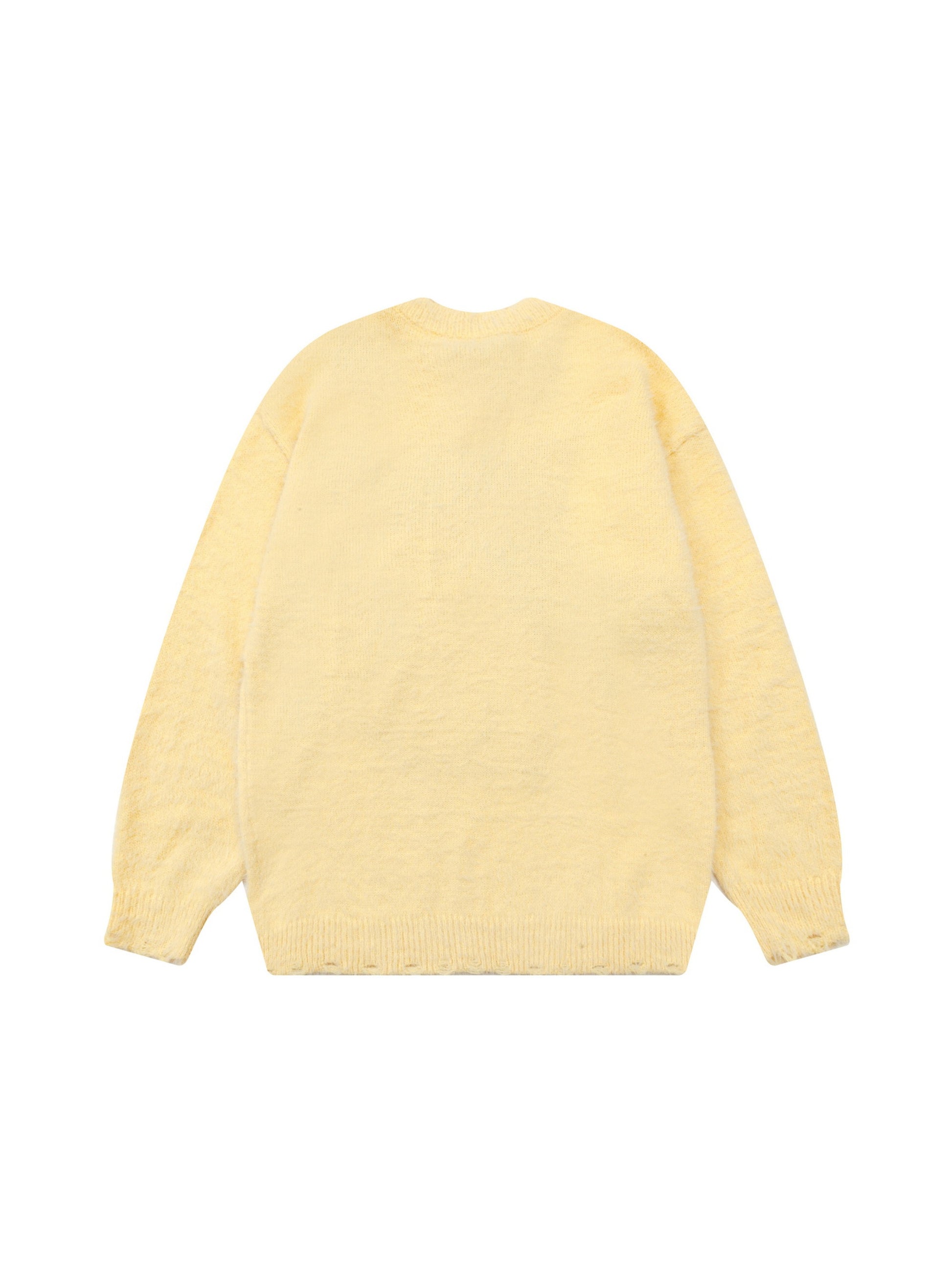 Cartoon Cat Jacquard Sweater