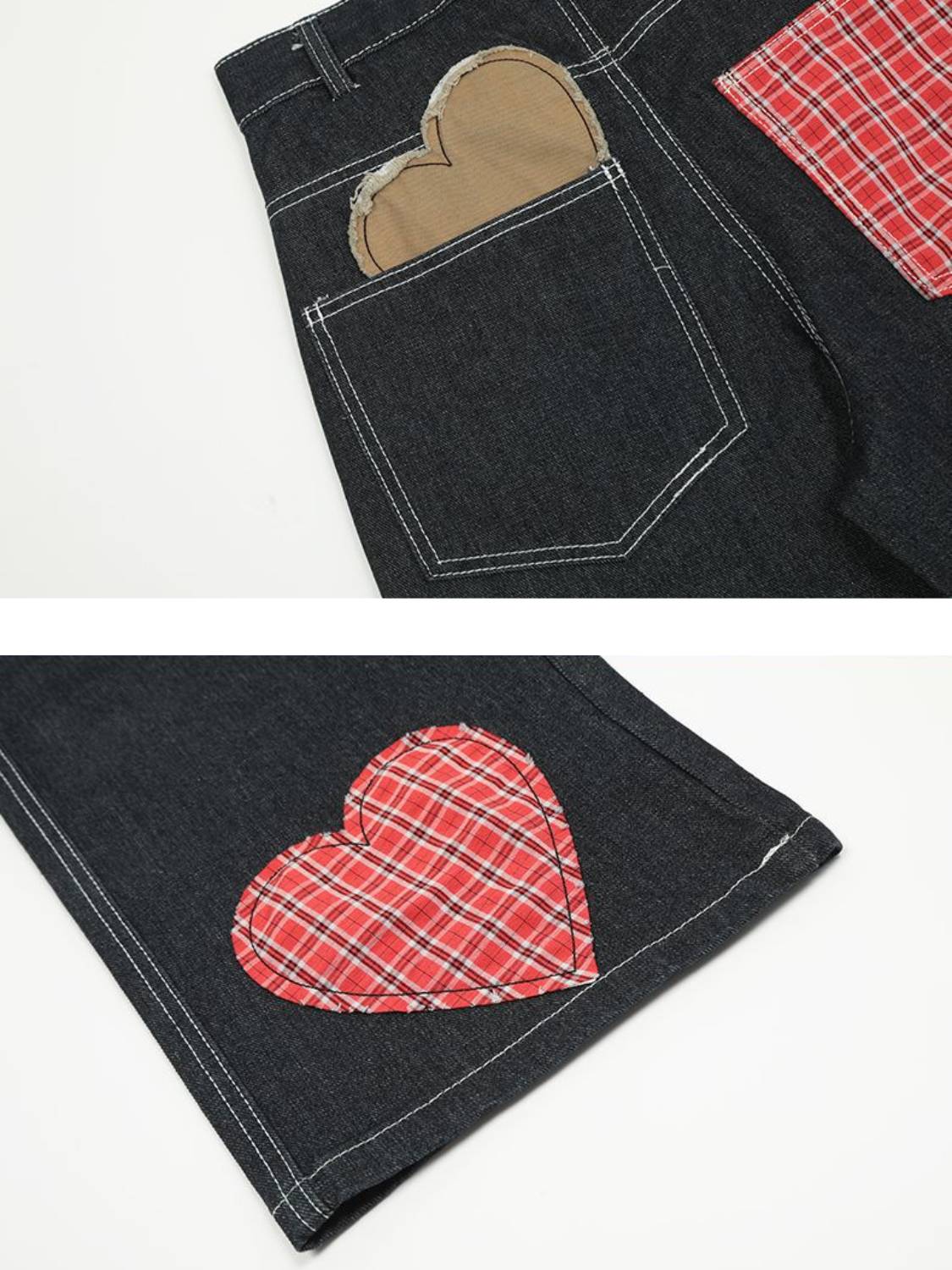 Heart Patch Jeans