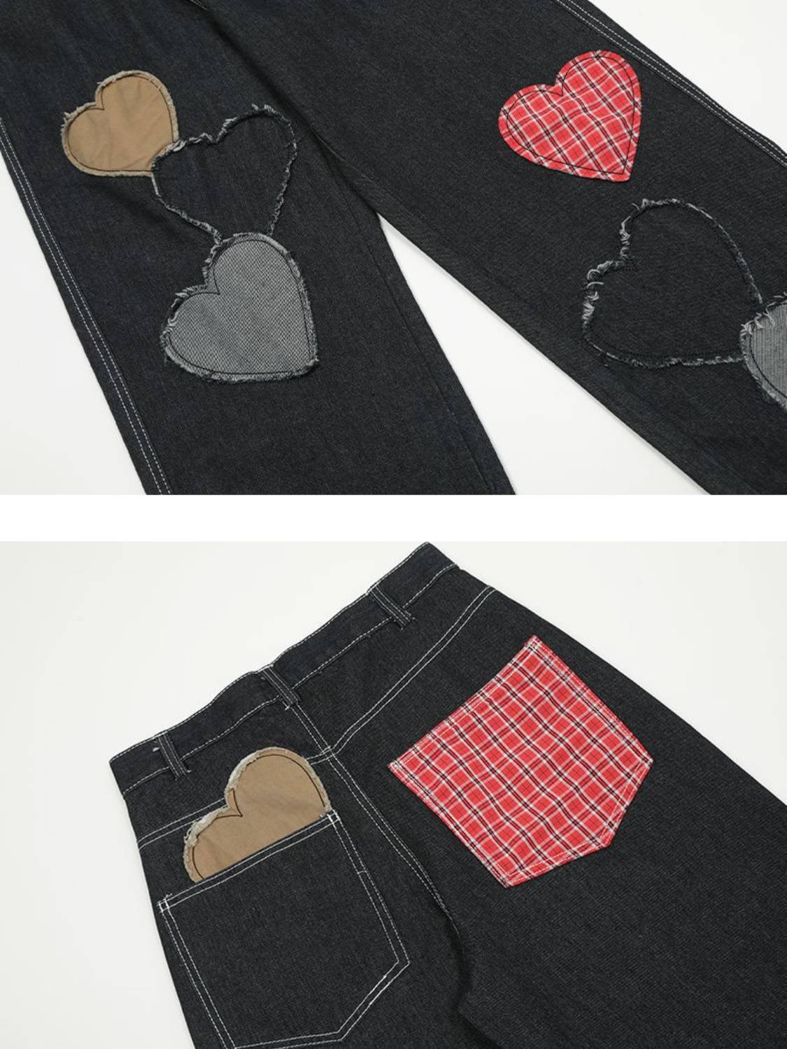 Heart Patch Jeans