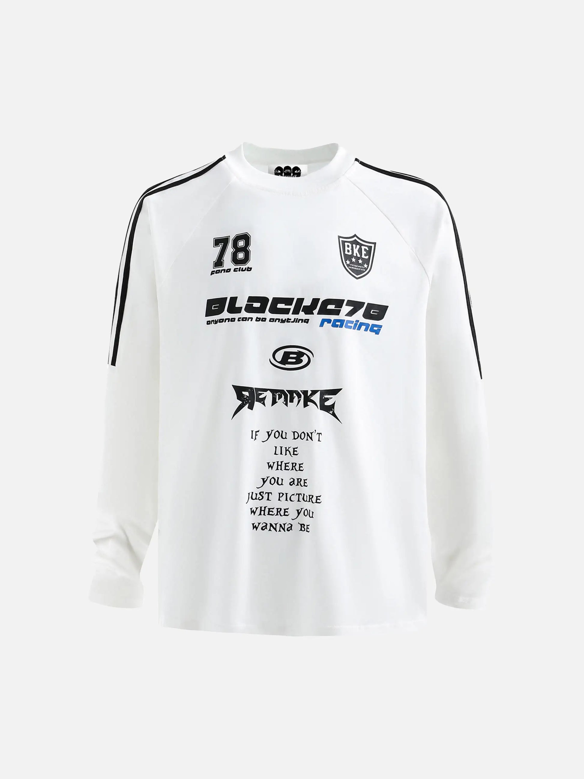 Disguisen Vintage Striped Racing Long-Sleeve T-shirt