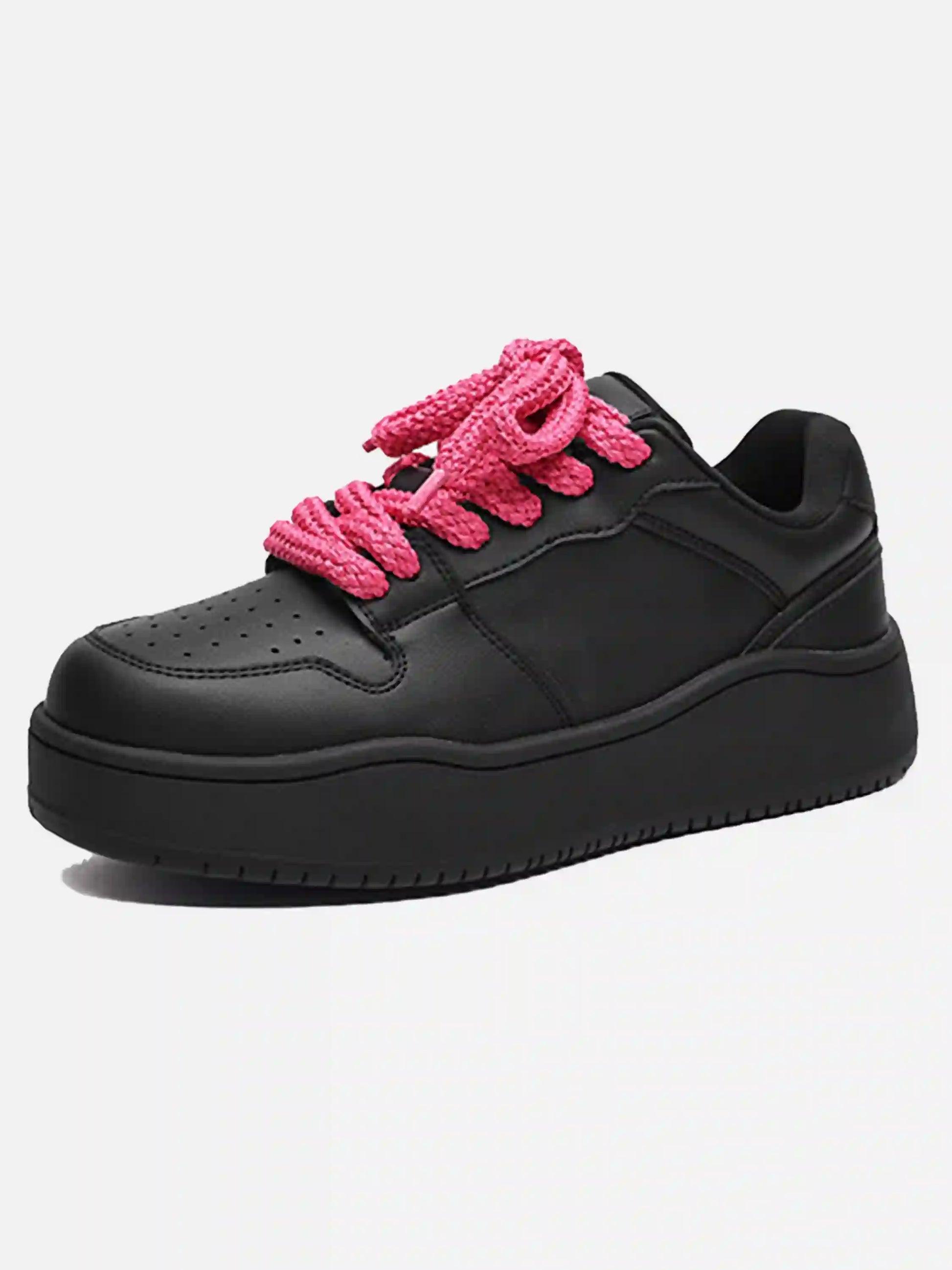 Disguisen Contrasting Colors Thick Sole Sneakers