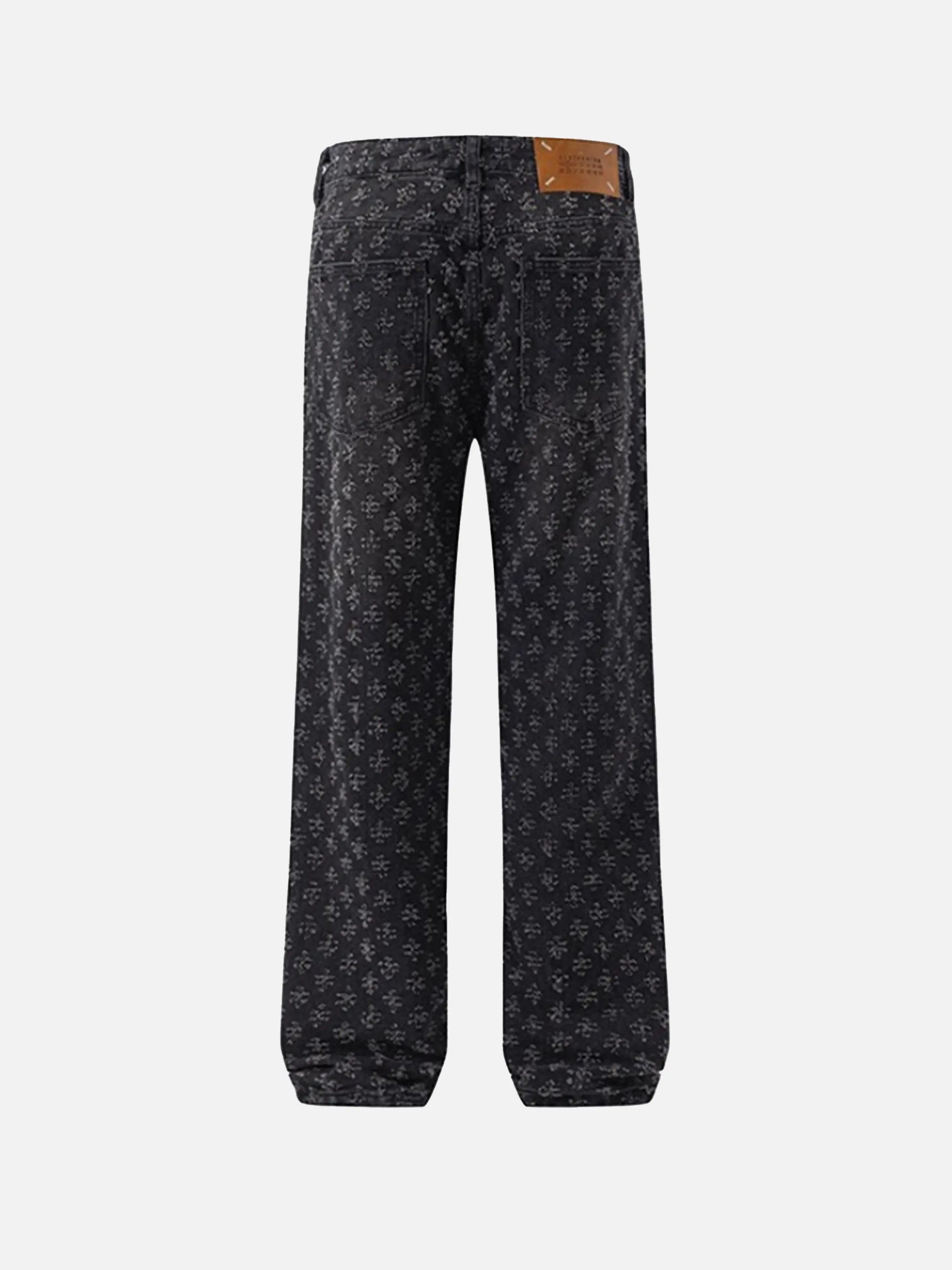 Disguisen American Retro Floral Personalized Jeans