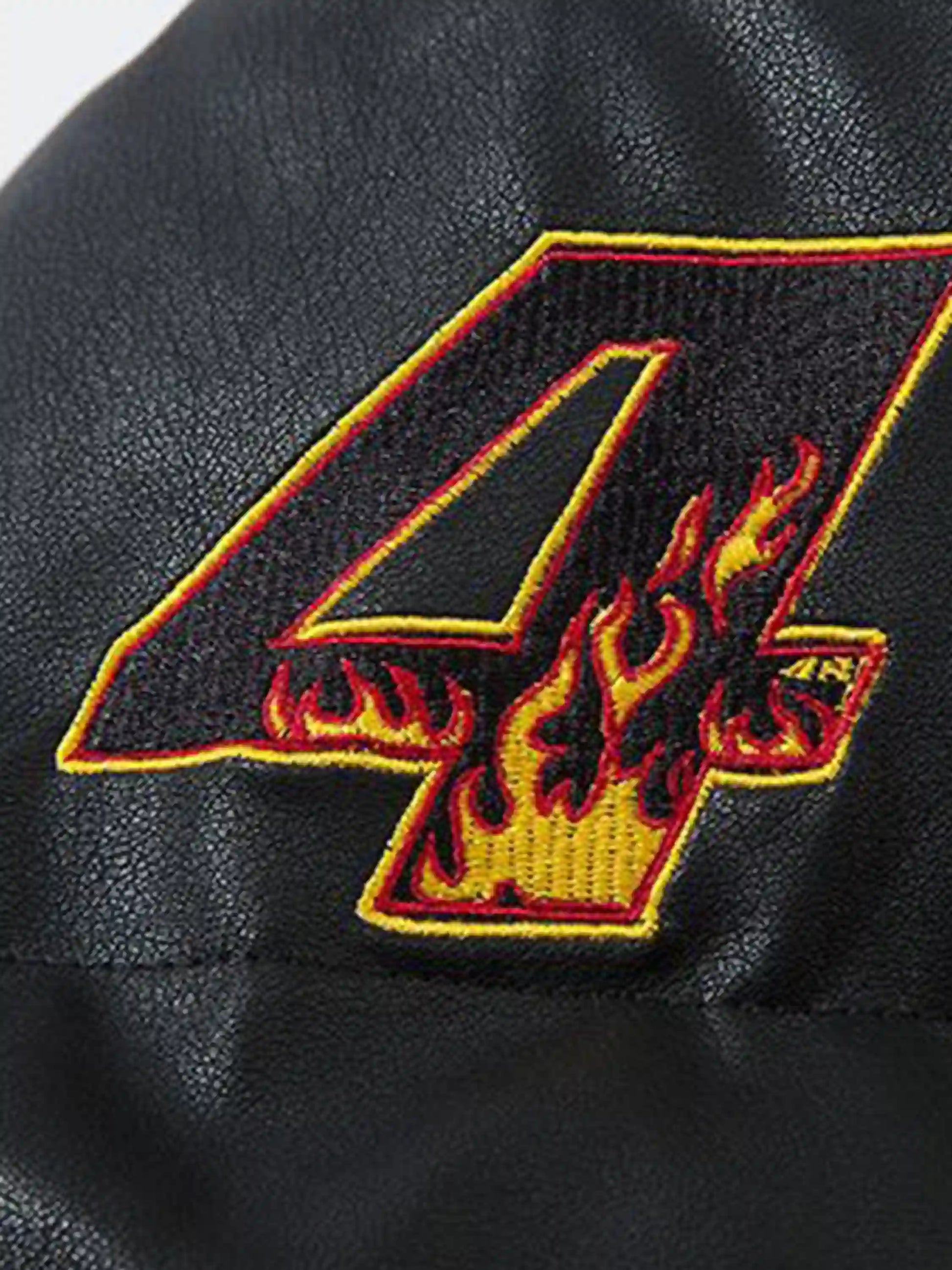 Disguisen American Style Heavy Flame Embroidered Coat
