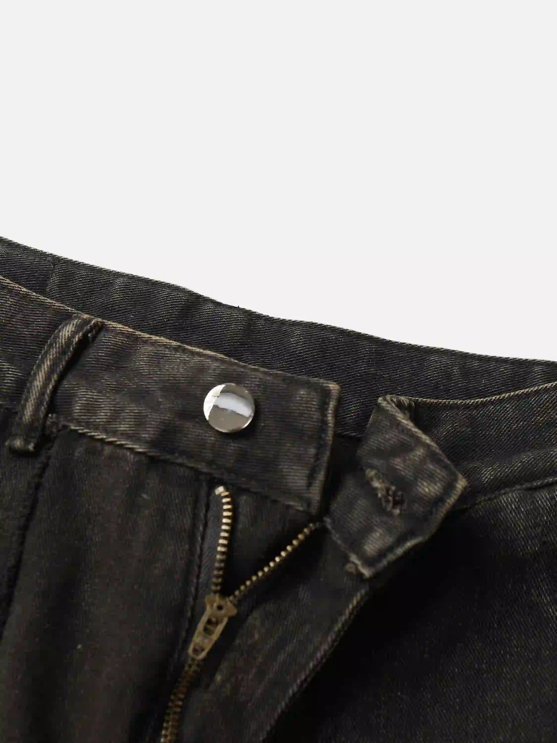 Disguisen American Style Raw Edge Dyed Jeans