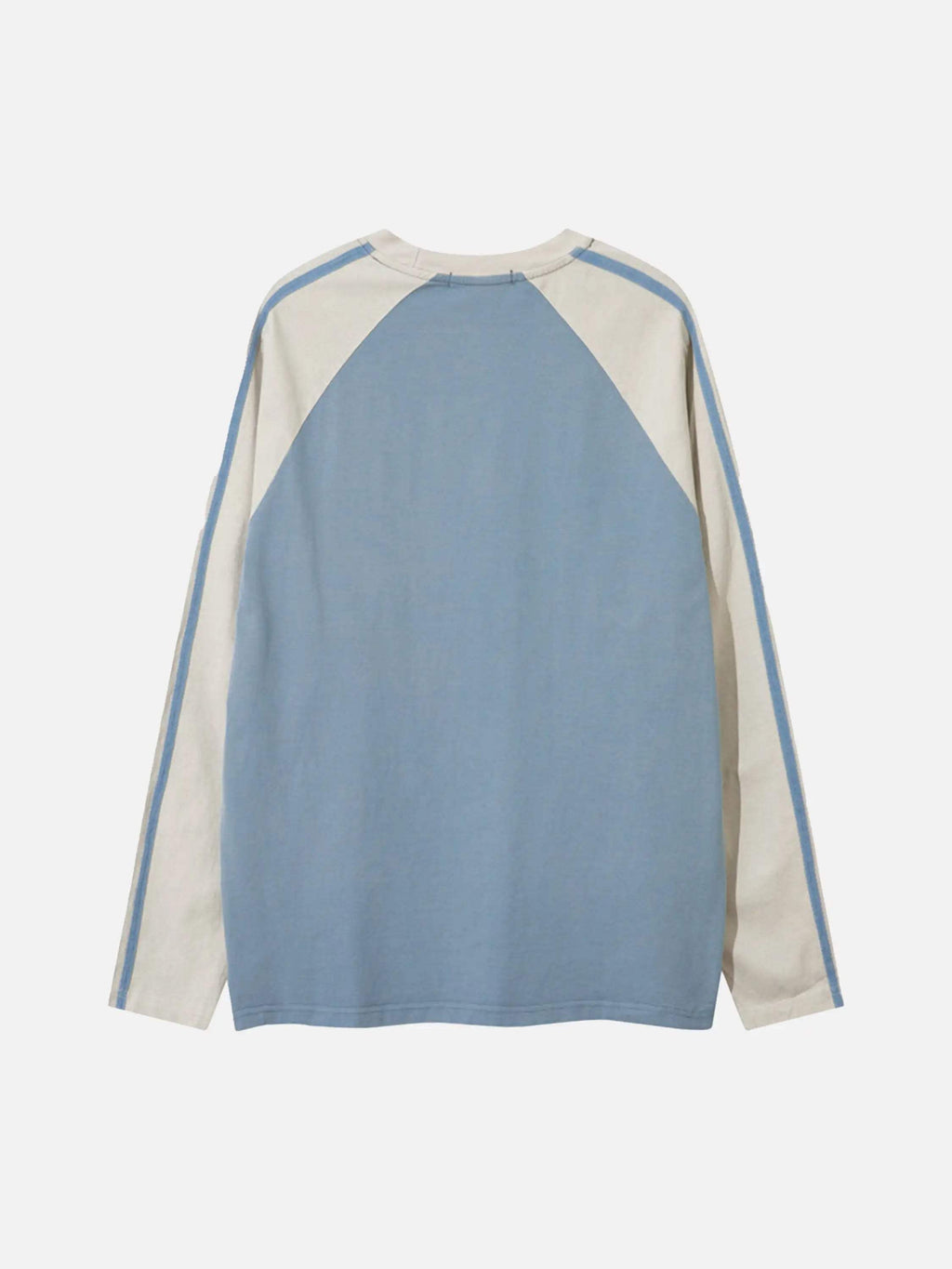 Disguisen Contrast Color Raglan Hip-Hop Long-Sleeved T-Shirt