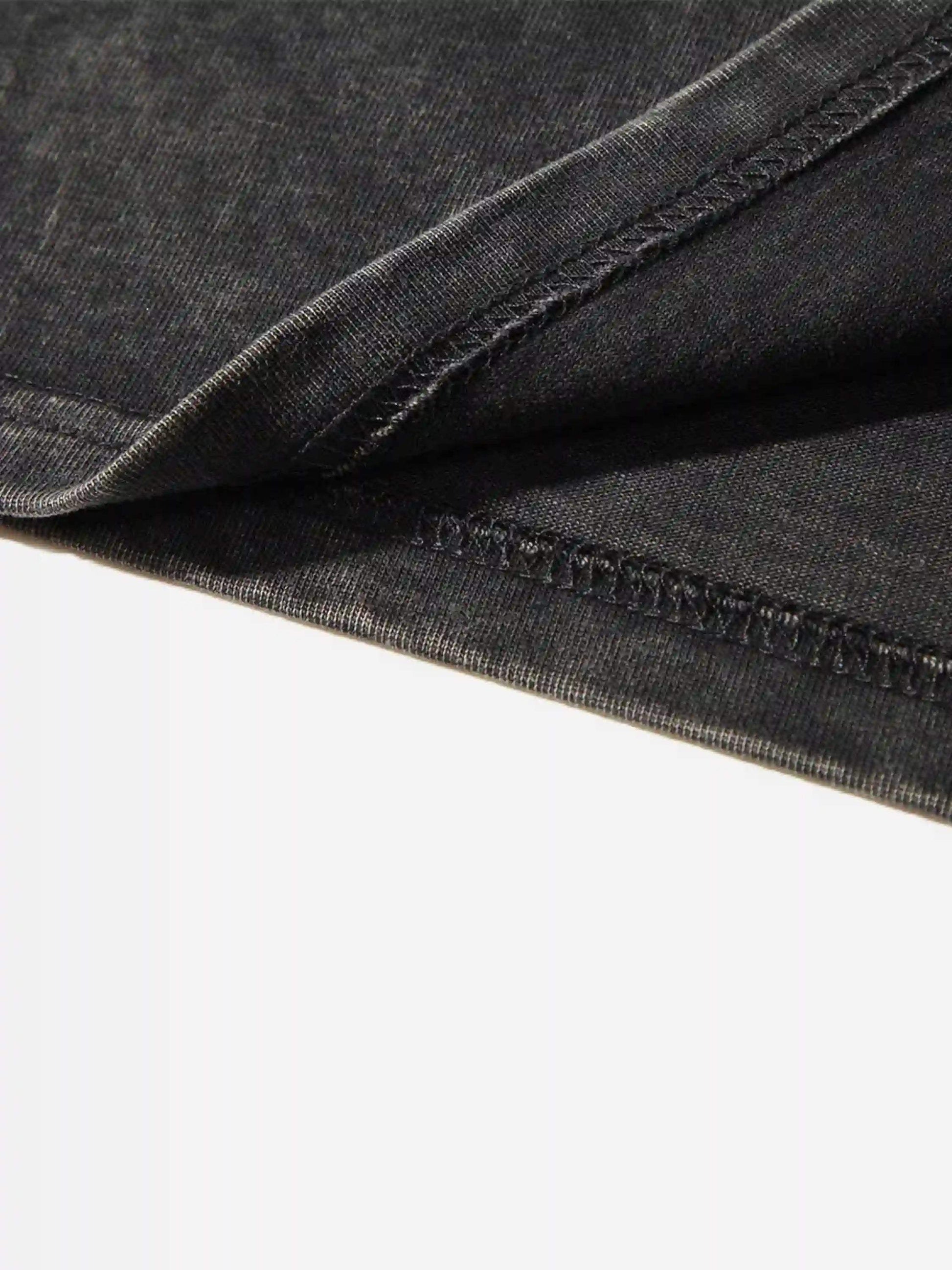 Disguisen Street Vintage Hip-Hop Washed T-Shirt