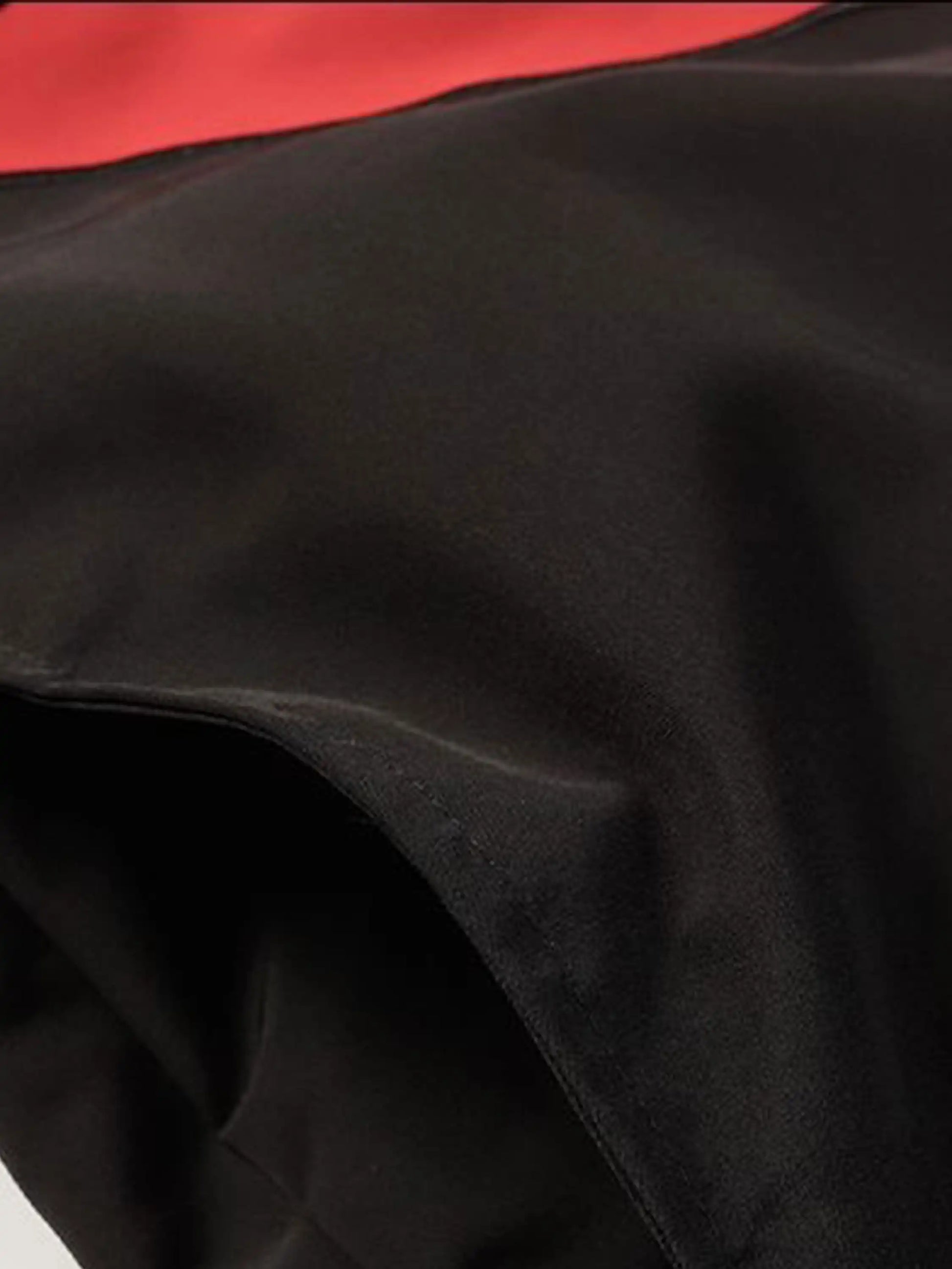 Disguisen Hip-Hop Street Star Contrast Color Stitching Coat