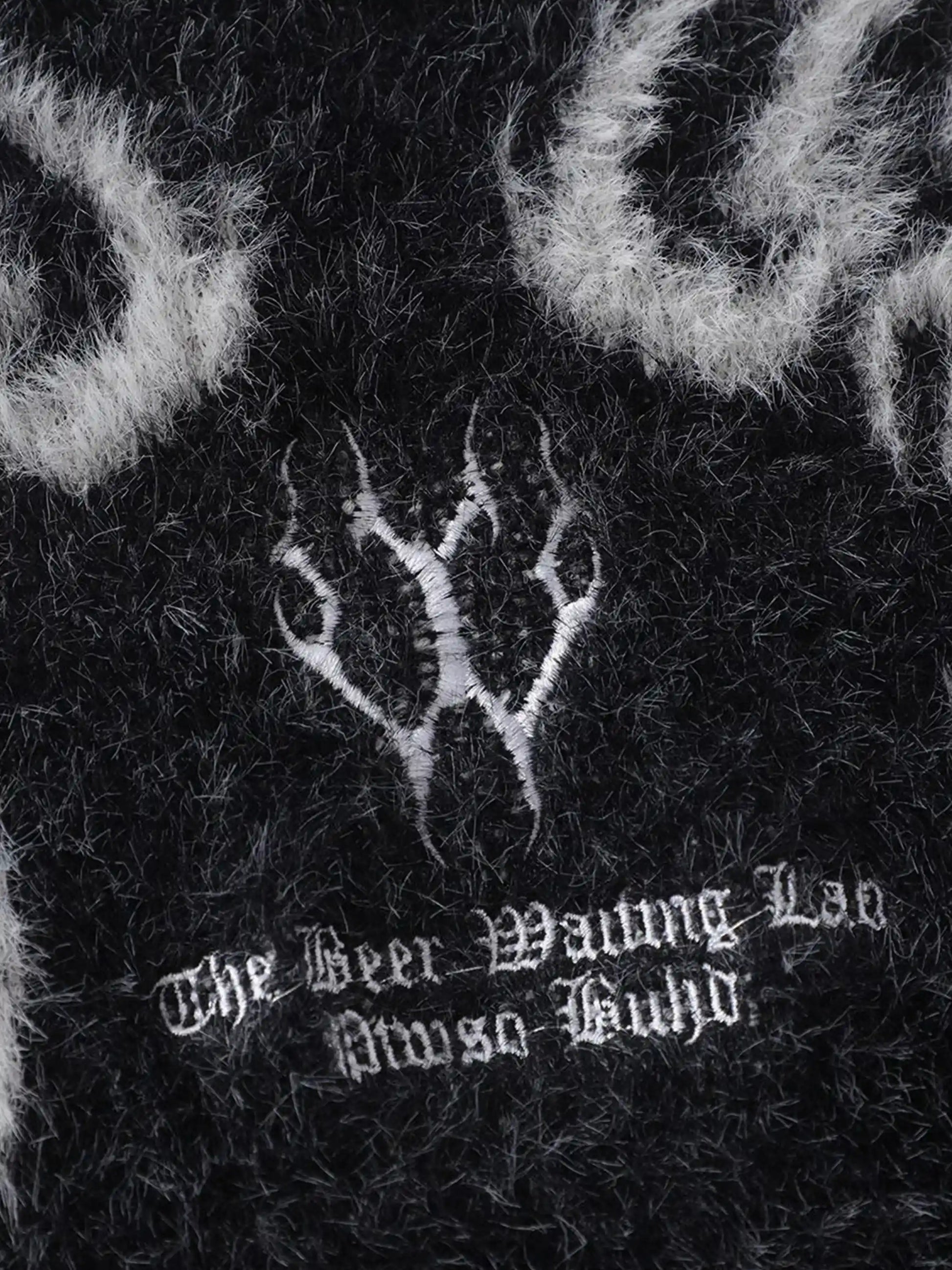 Dragon Mohair Jacquard Sweater