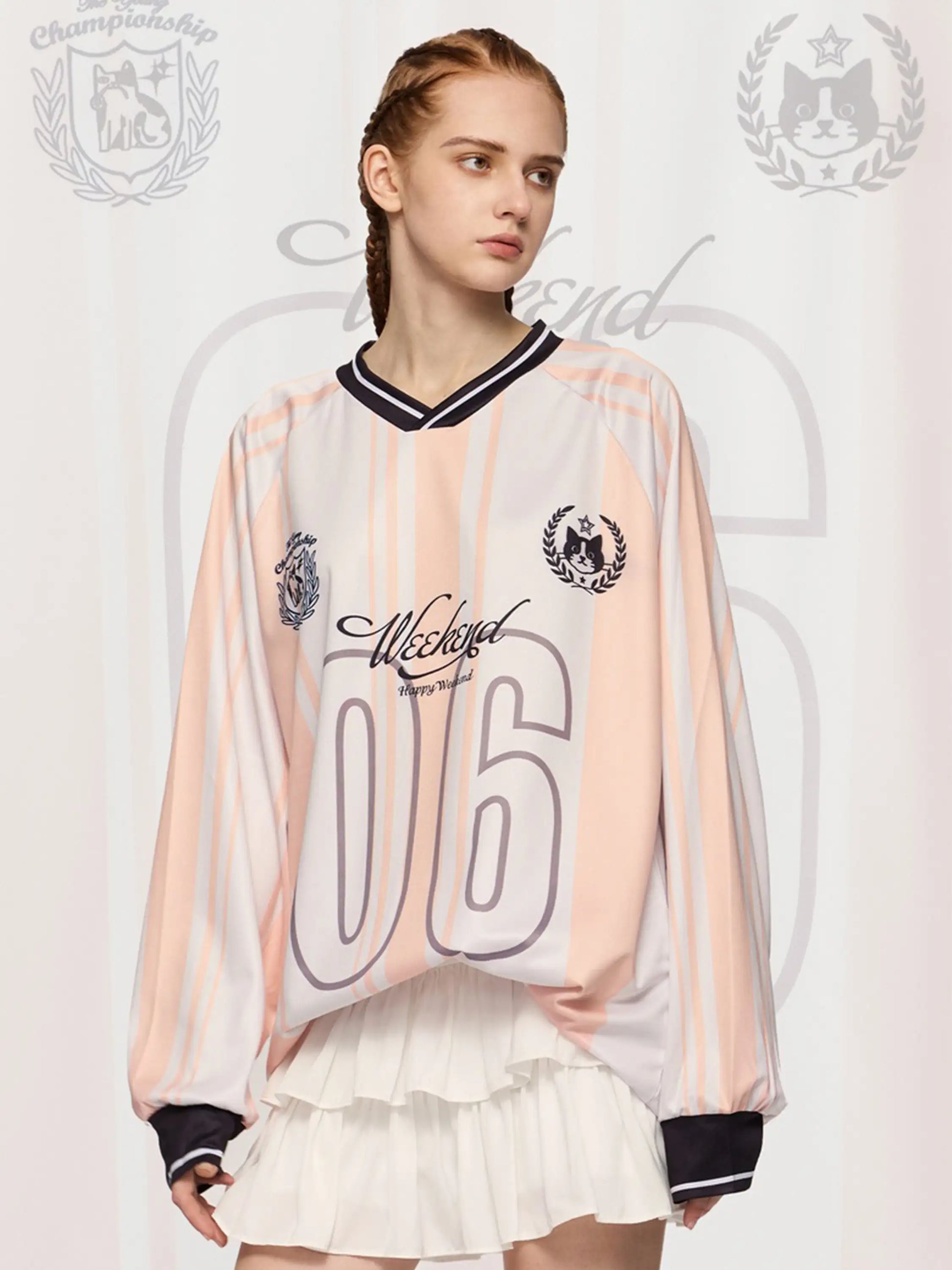 Disguisen Street Jersey No. 06 Long Sleeve T-Shirt