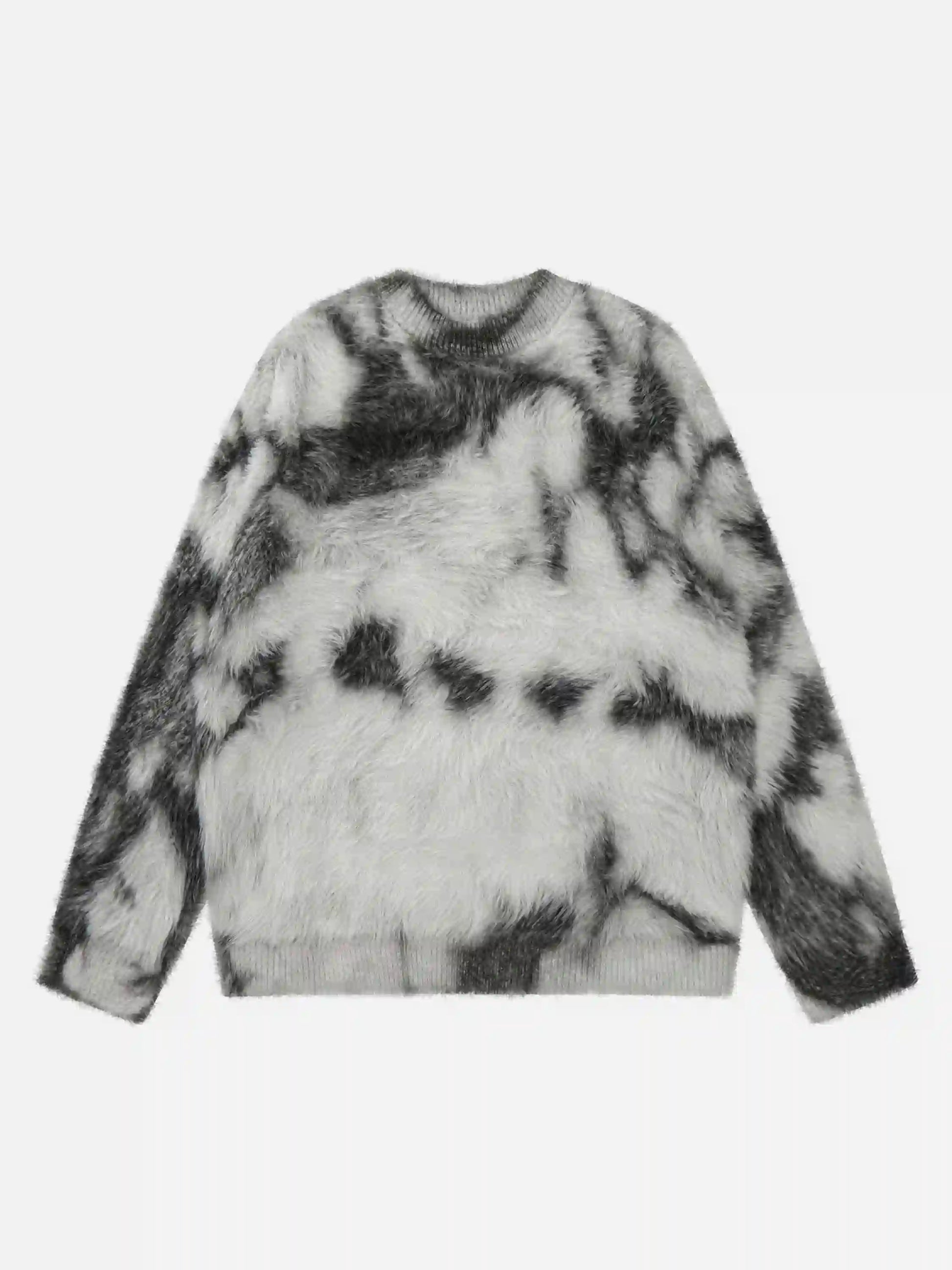 Disguisen Mohair Tie-dye Design Sweater