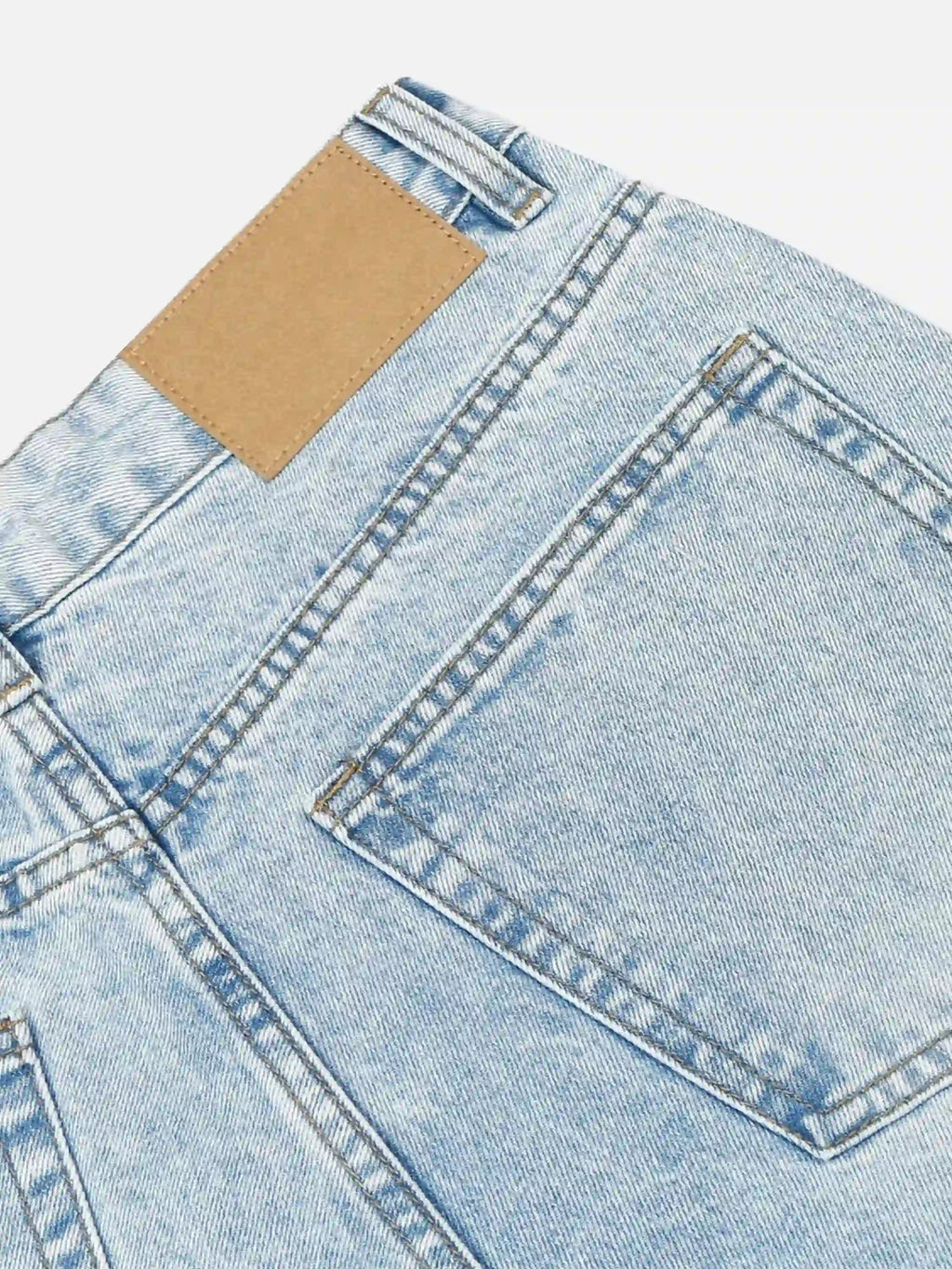Vintage Classic Washed Light Blue Jeans