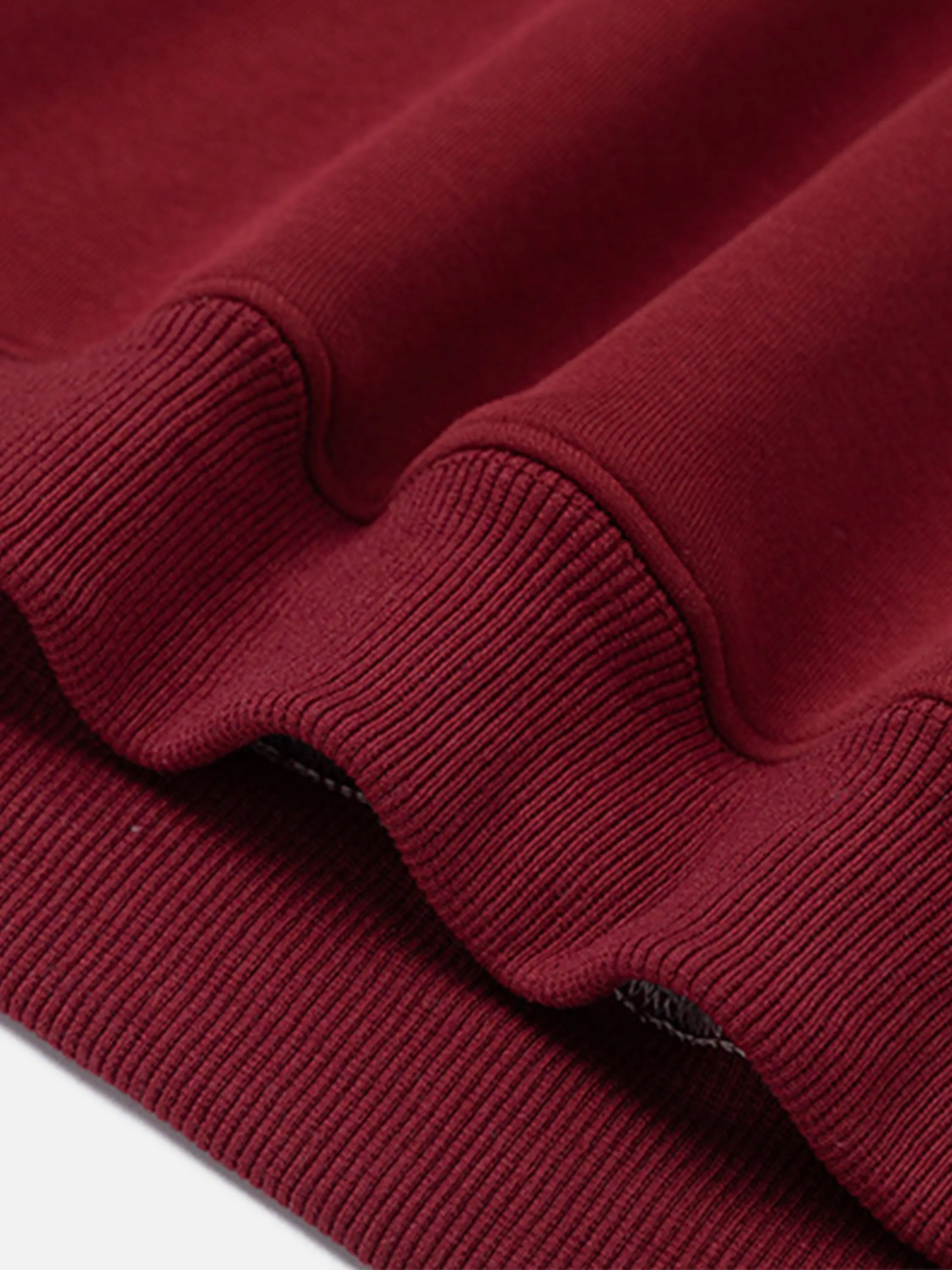 Patchwork Embroidered Thickened Sweatshirt