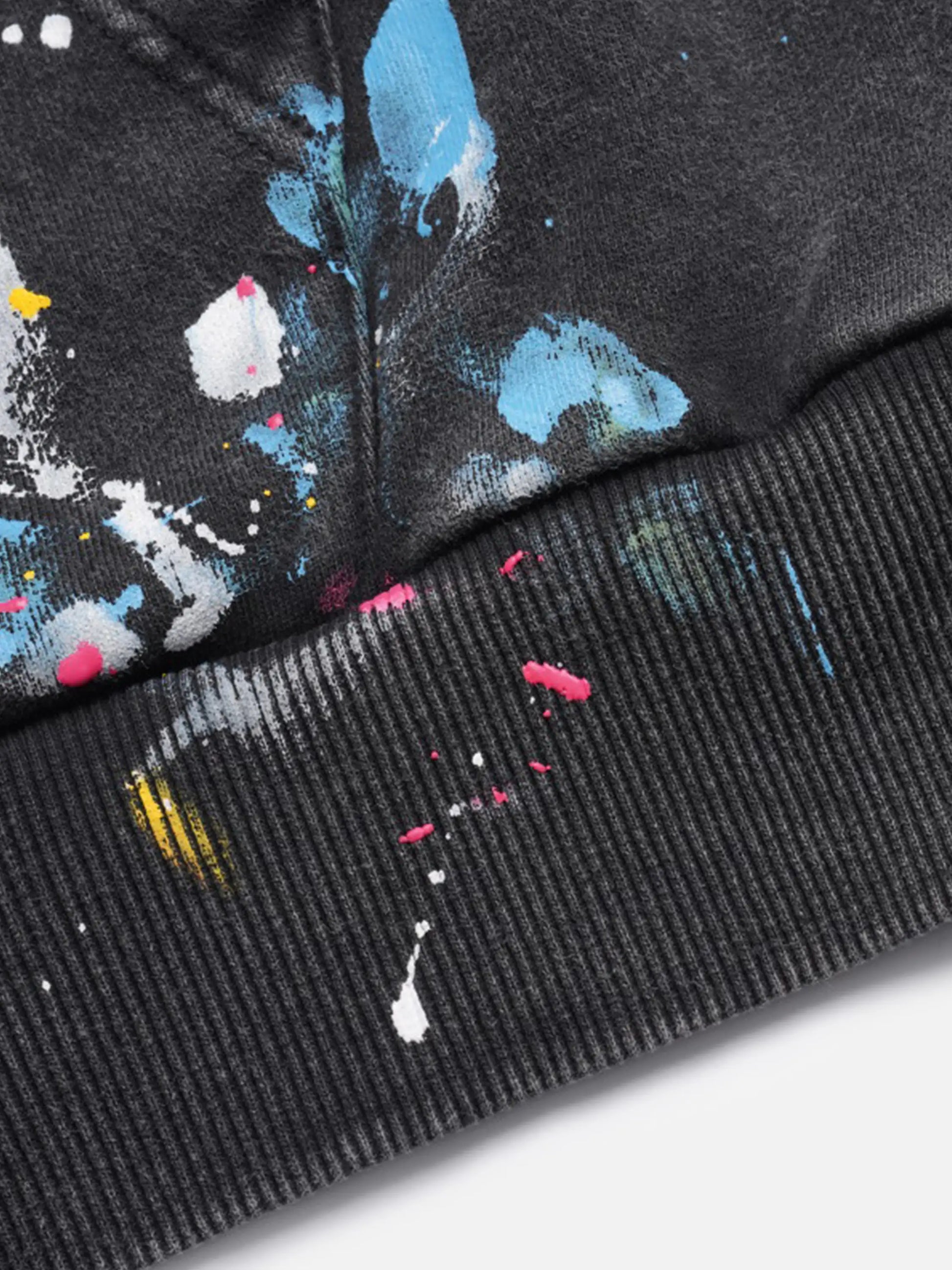 Washed Paint Splash Hoodie