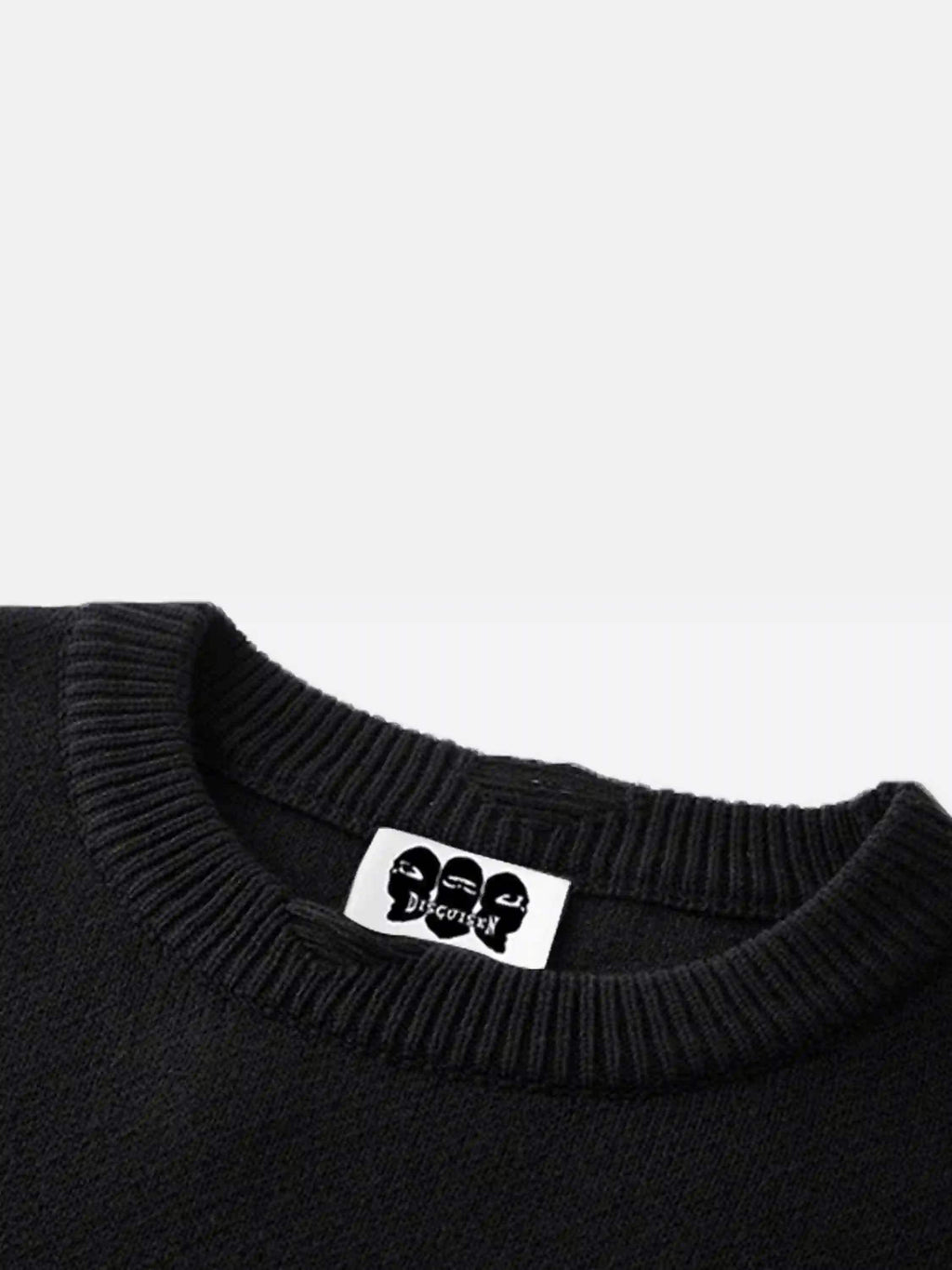 Disguisen American Flame Crewneck Destroyed Sweater