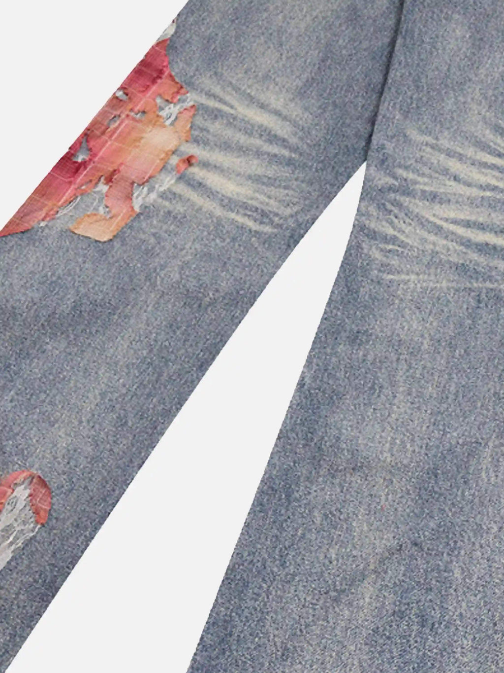 Disguisen Retro Patchwork Street Jeans