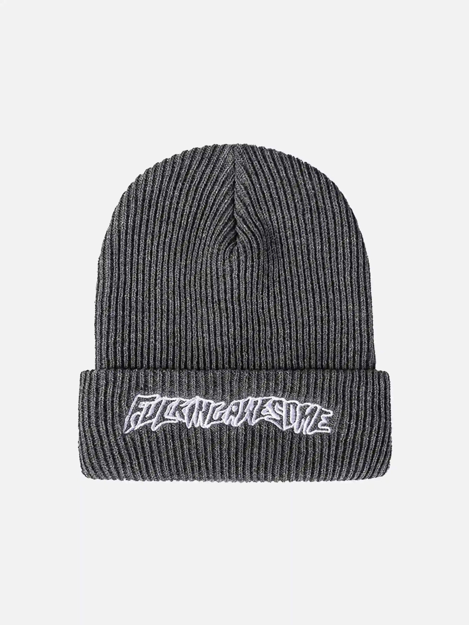 Disguisen American Street Embroidery Knitted Hat