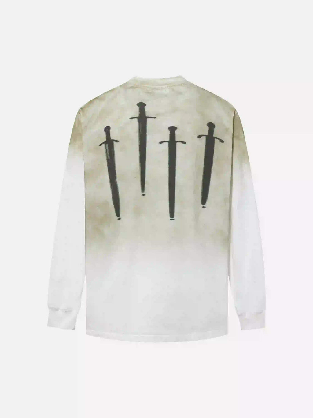Disguisen Street Sword Distressed Long Sleeve T-Shirt