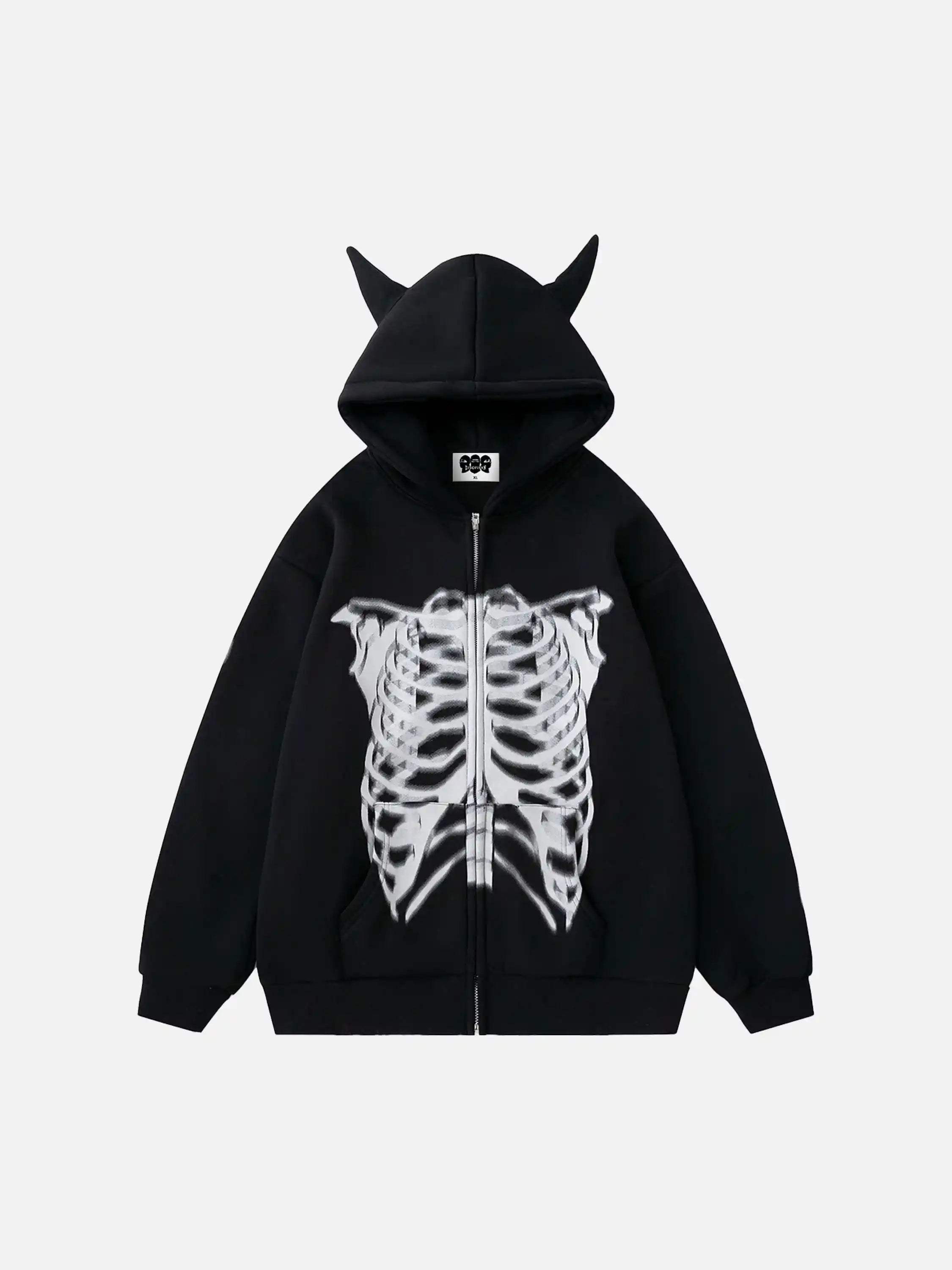 Disguisen Hip-Hop Graffiti Fleece Horn