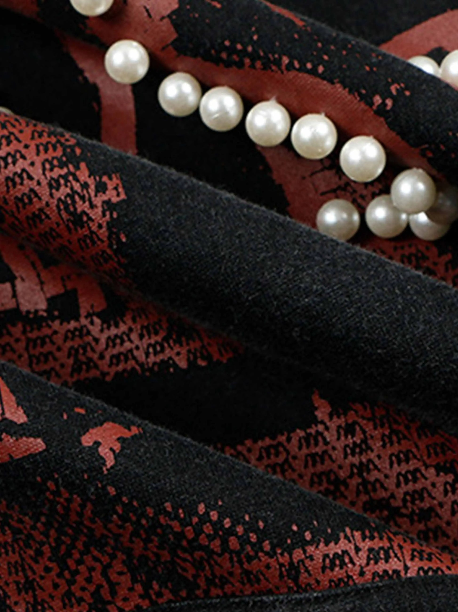 Disguisen Vintage Distressed Pearls Hoodie