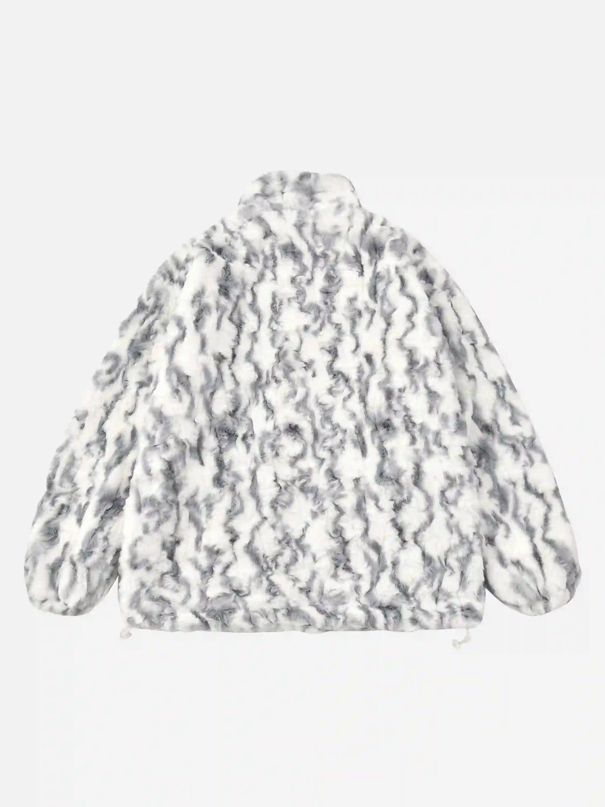 Disguisen Tie-dye Gradient Stand Collar Coat