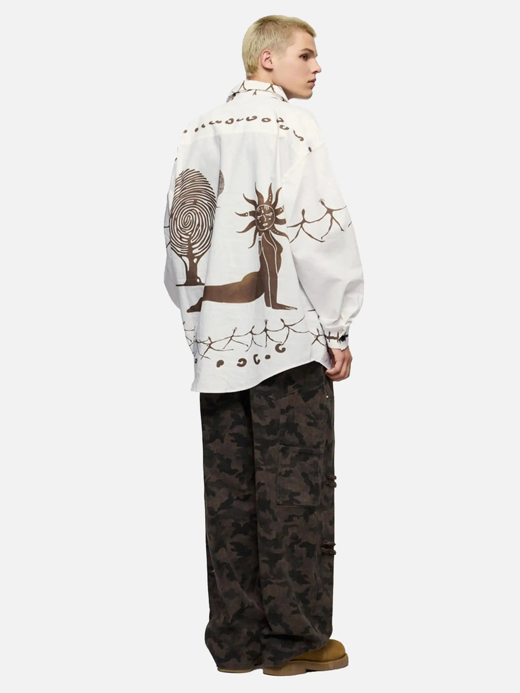 Disguisen American Mayan Abstract Mural Shirt