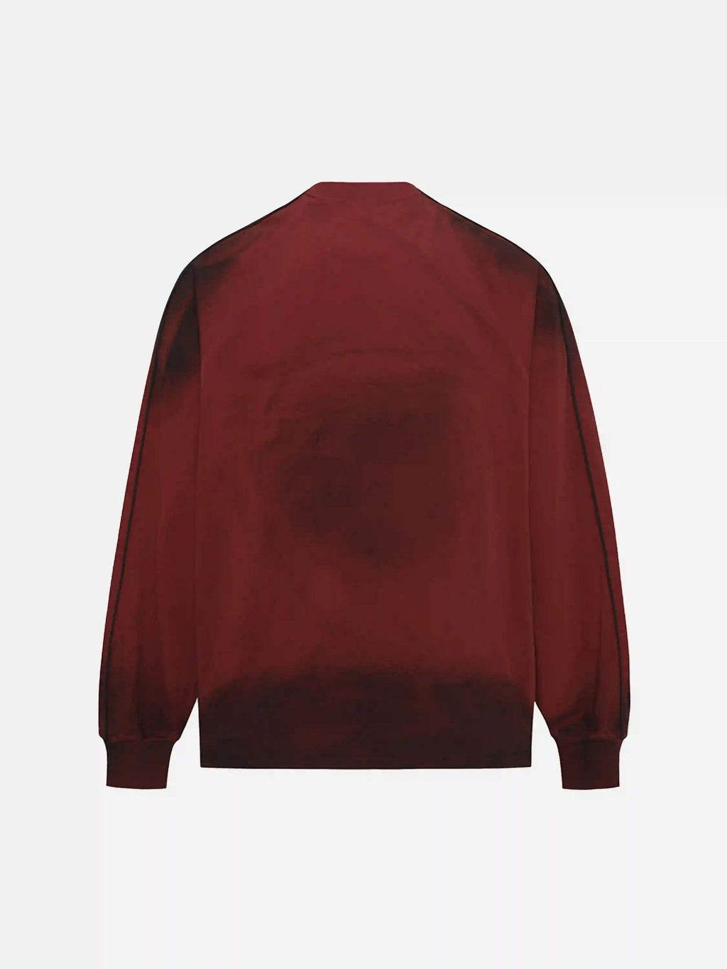 Disguisen Retro Lines Dirty Hip-Hop Long-Sleeved T-Shirt