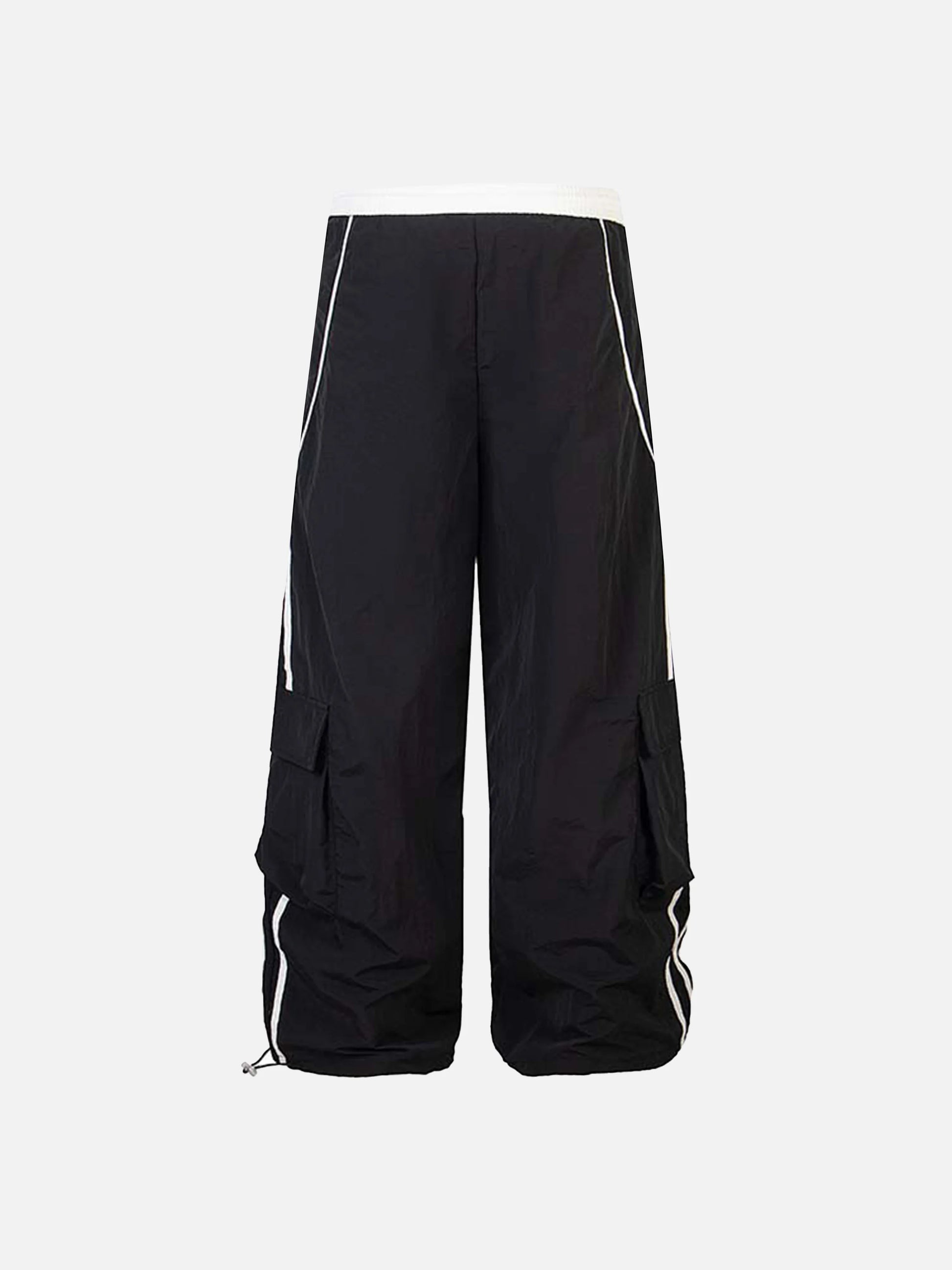 Disguisen Contrast Striped Drawstring Sweatpants