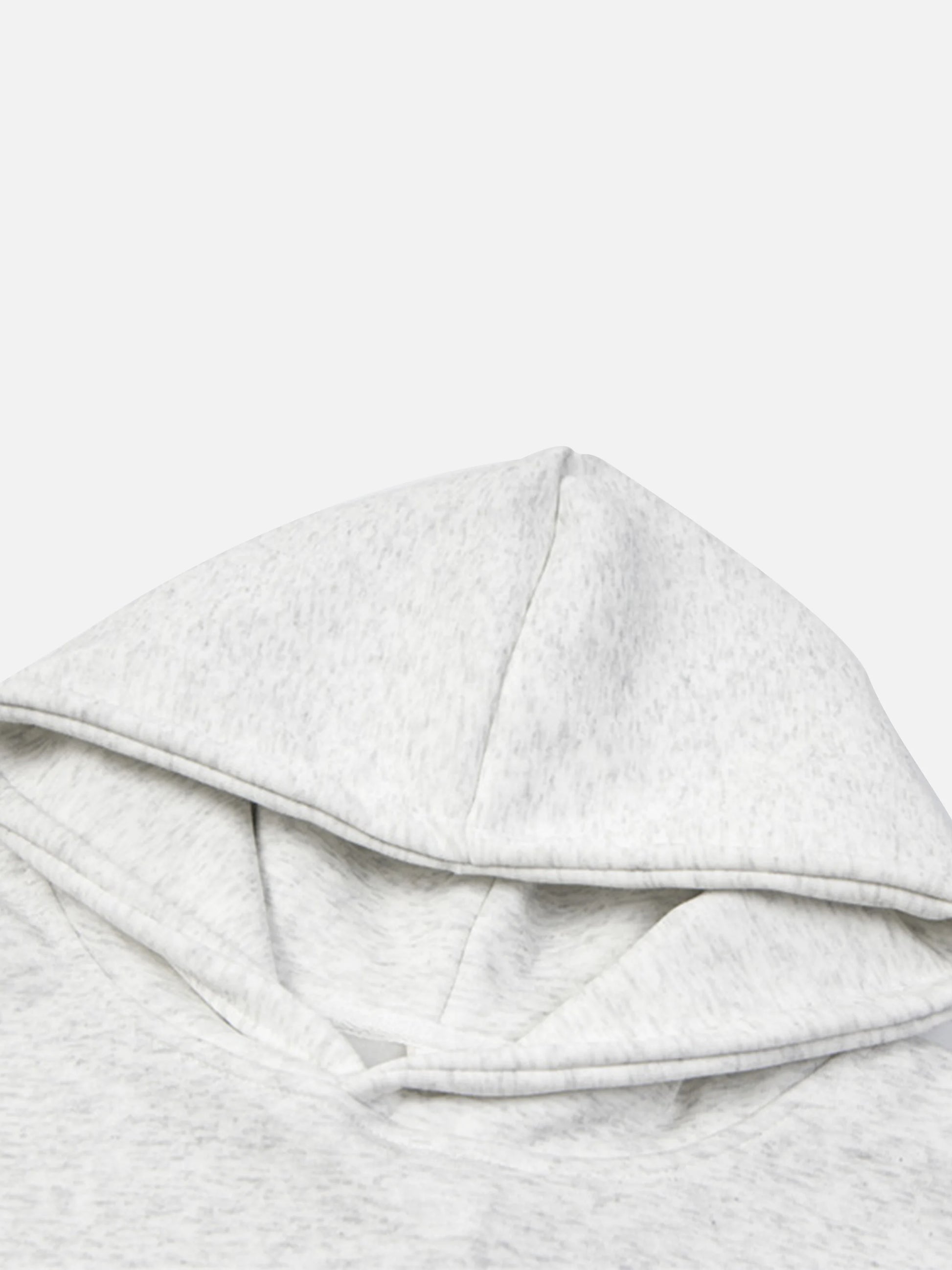 Letter Printed Fleece Hoodie