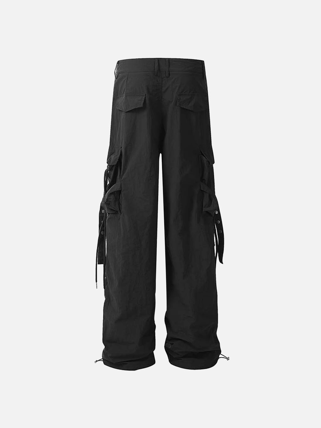 Disguisen Pleated Bandage Drawstring Cargo Pants