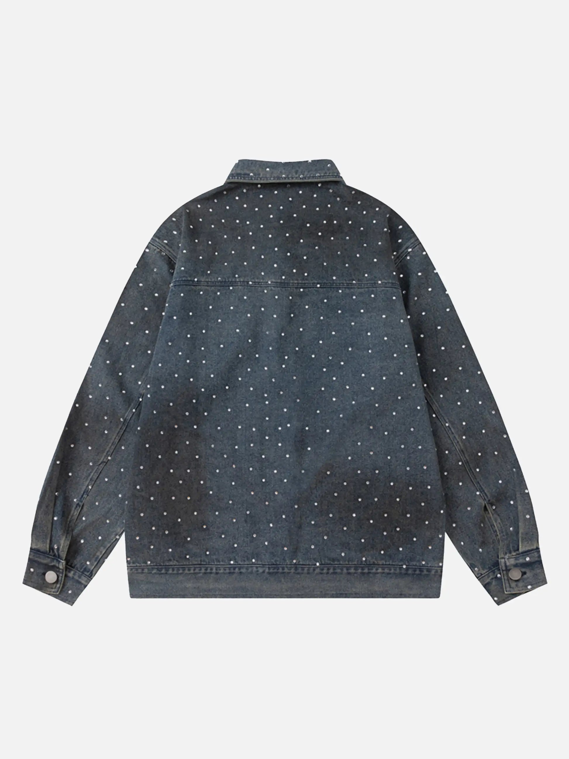 Vintage Diamond Denim Jacket