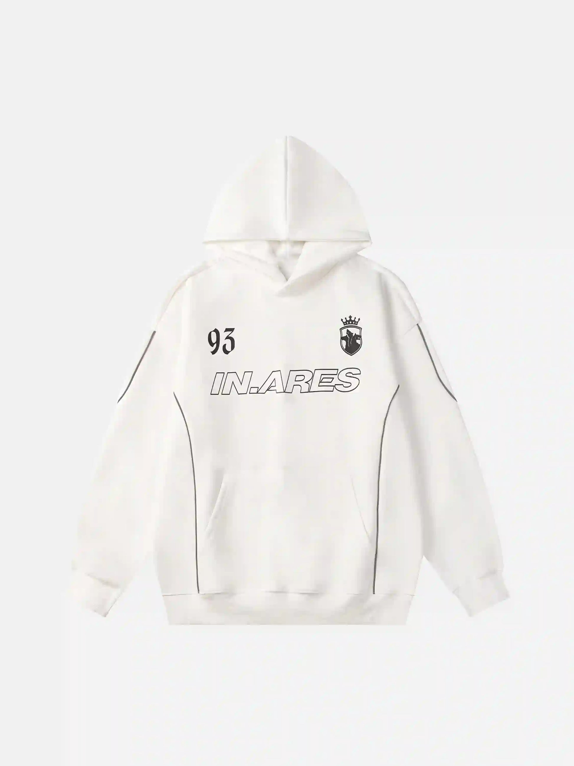 Disguisen Letter Print Line Design Hoodie